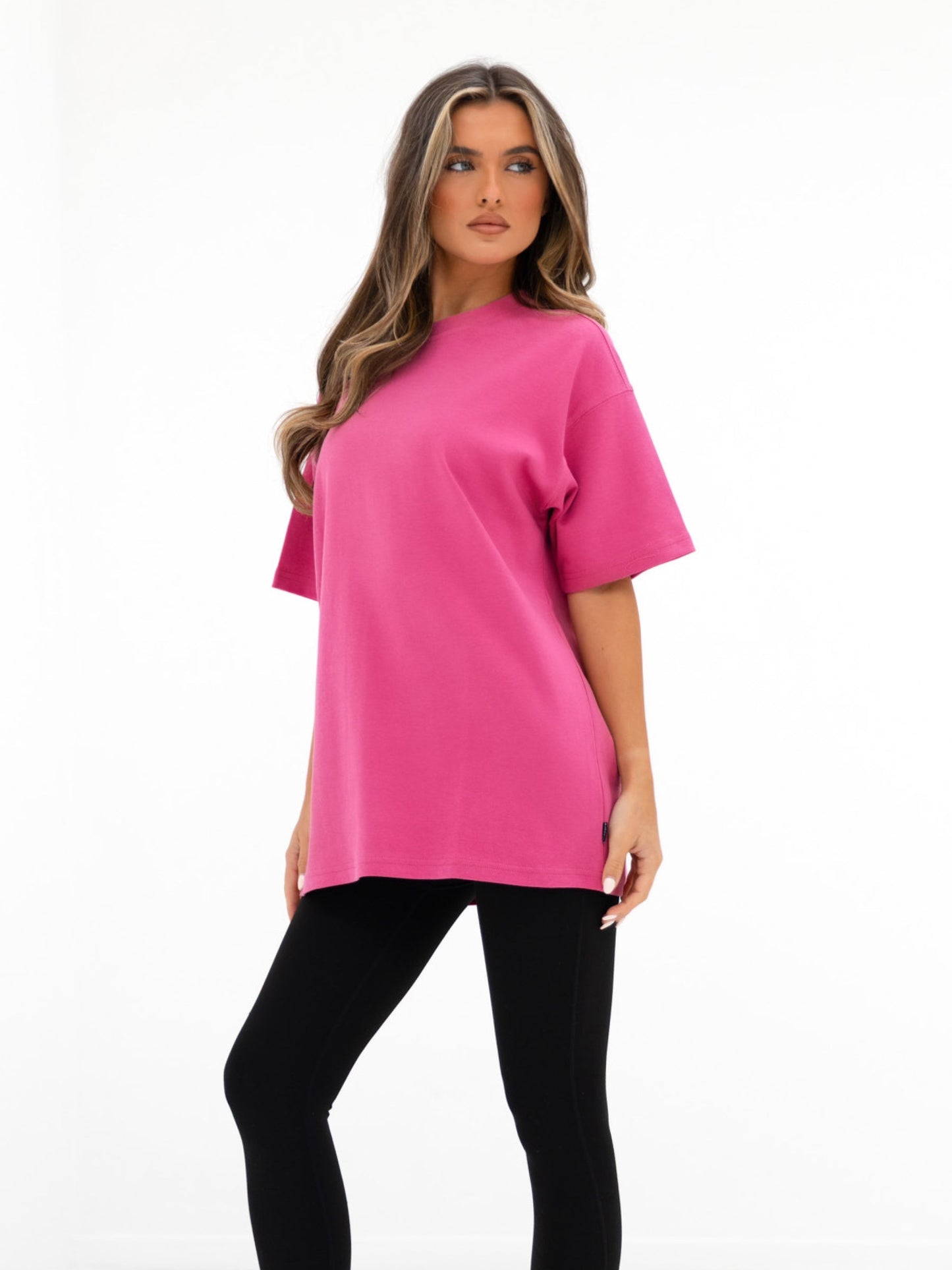 Isabel Oversized T-Shirt - Hot Pink