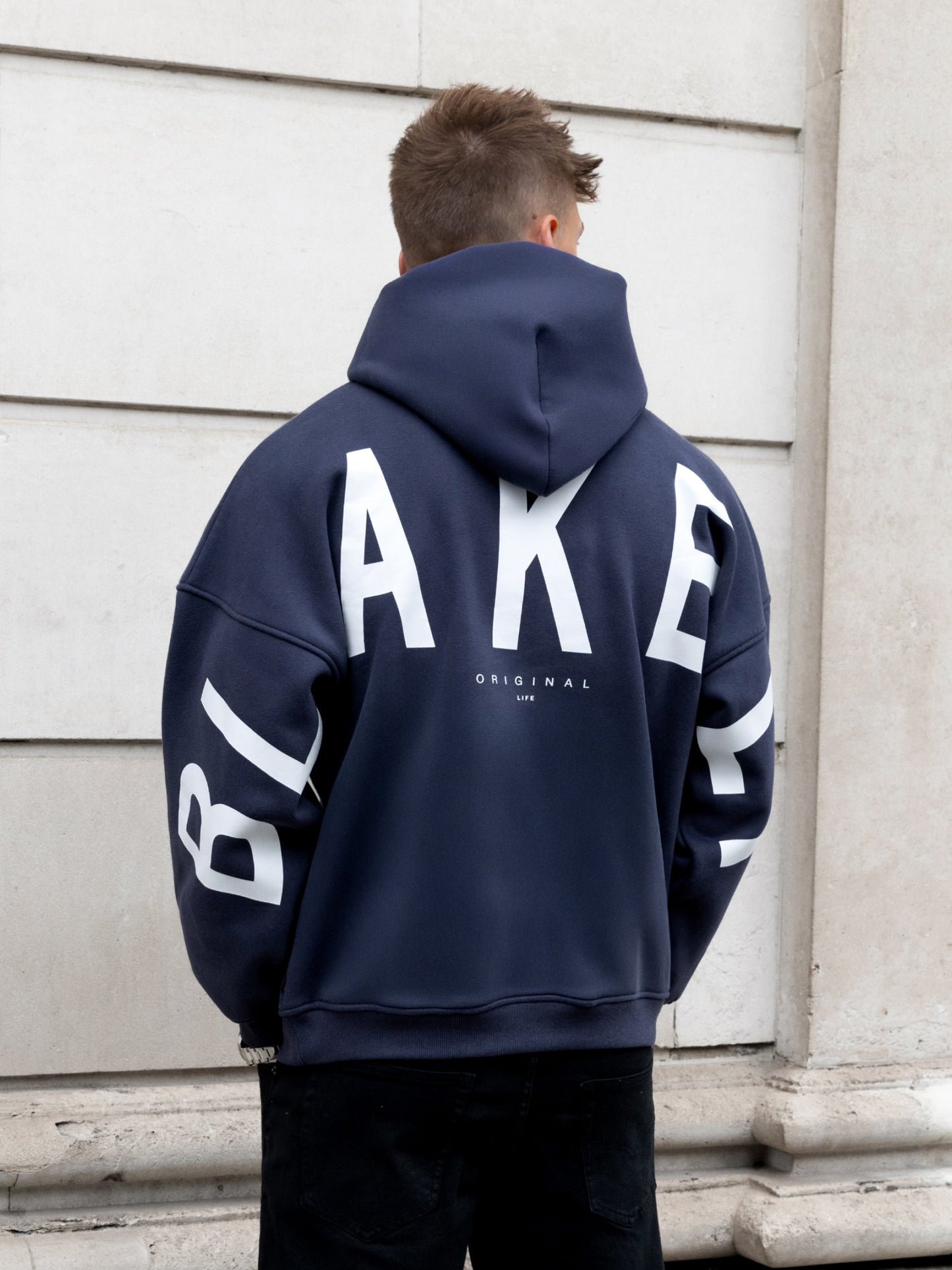 Idris Oversized Hoodie - True Navy
