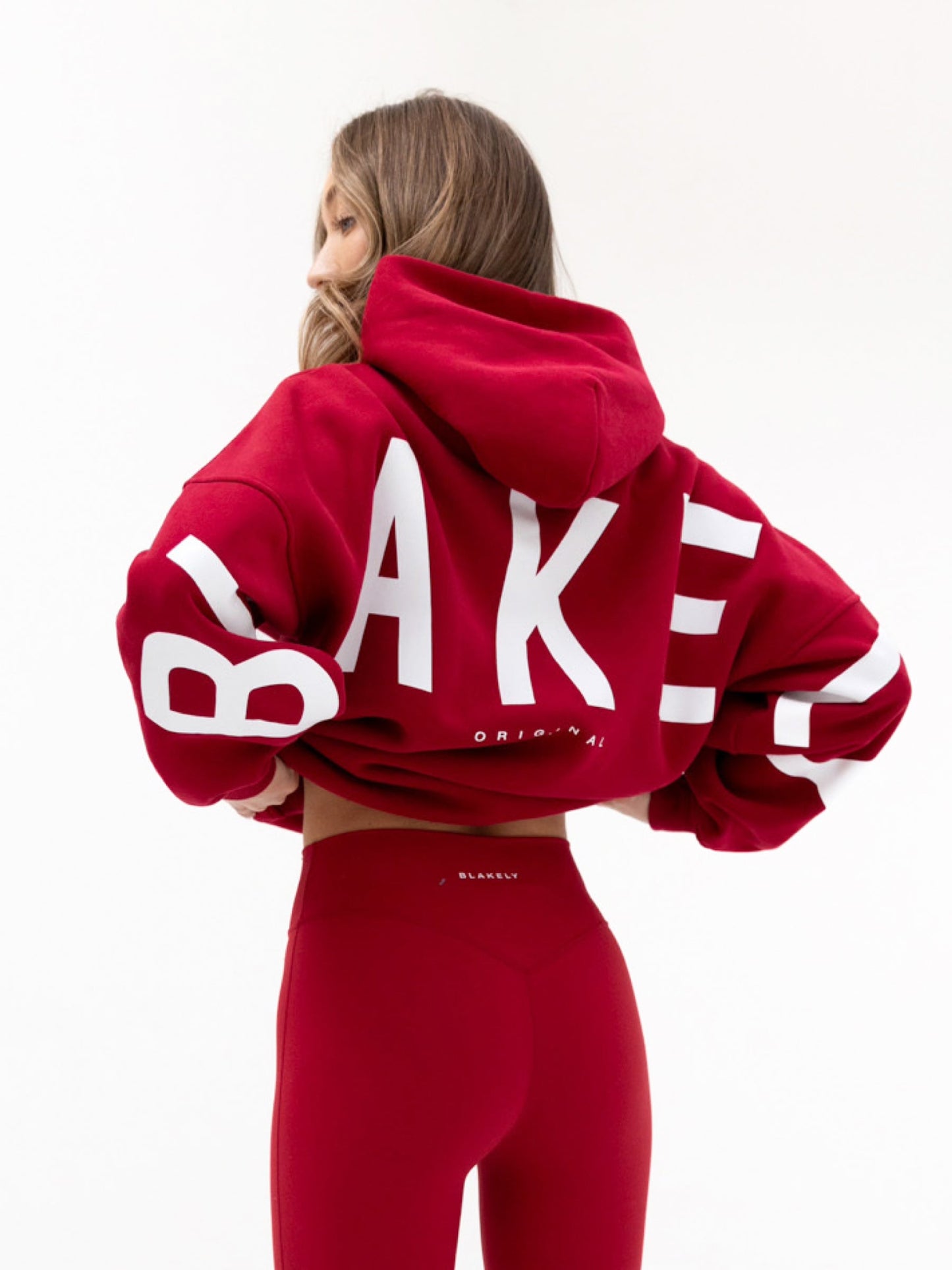Isabel Oversized Hoodie - Cherry Red