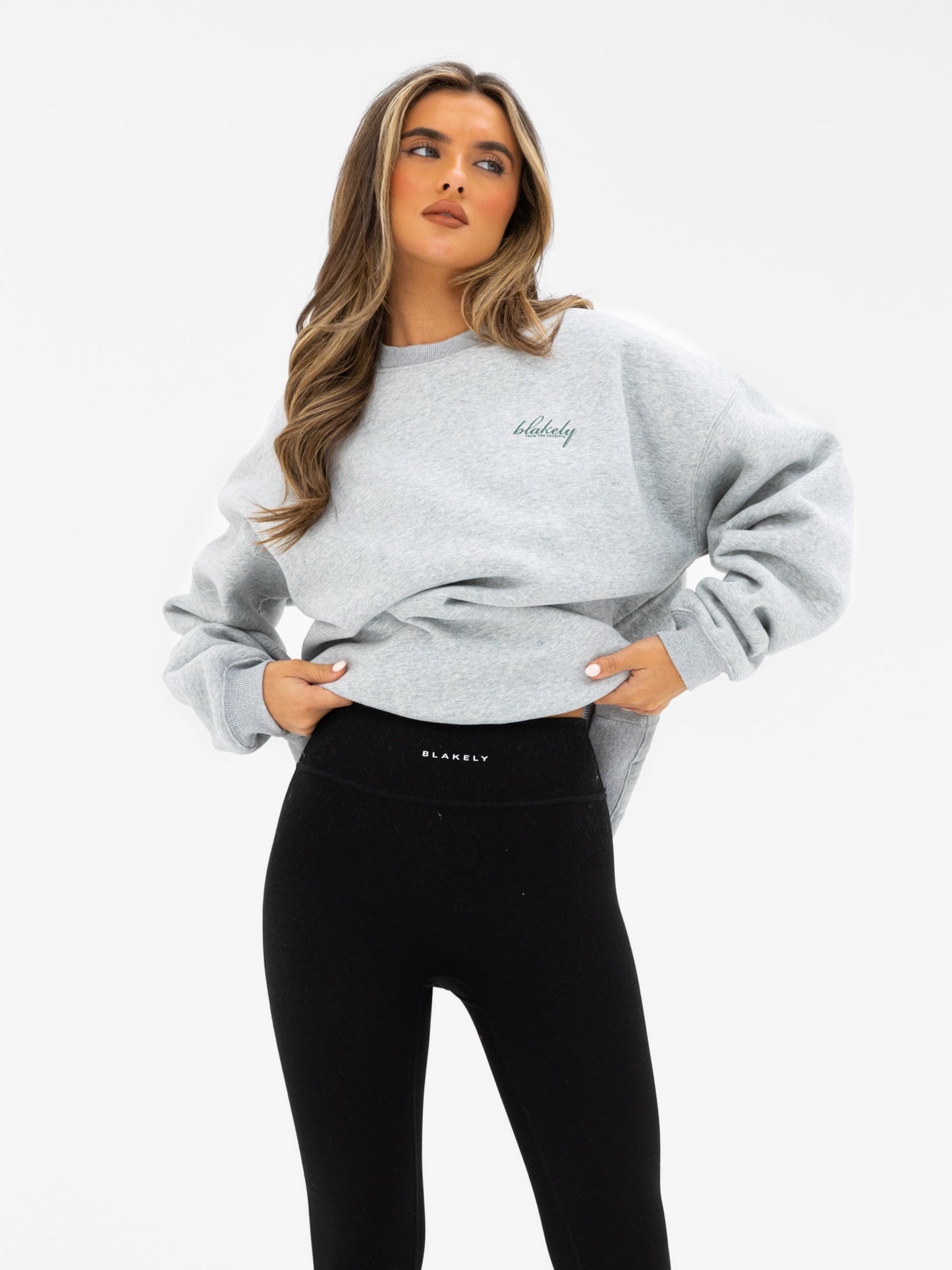 Georgia Oversized Sweater - Marl Grey