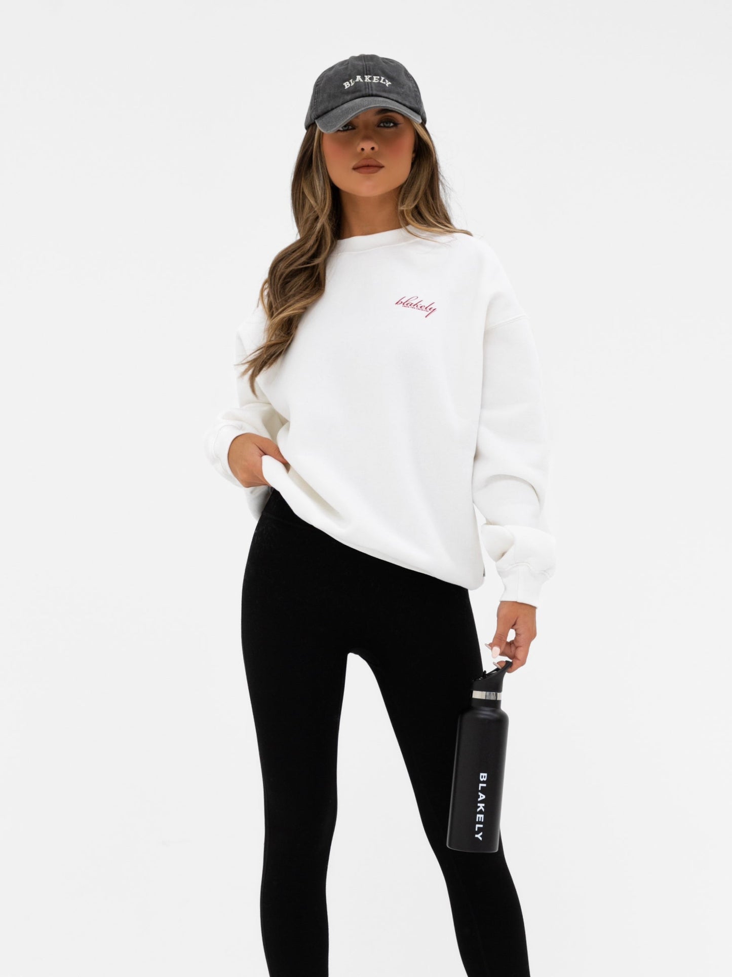 Georgia Oversized Sweater - Flat White
