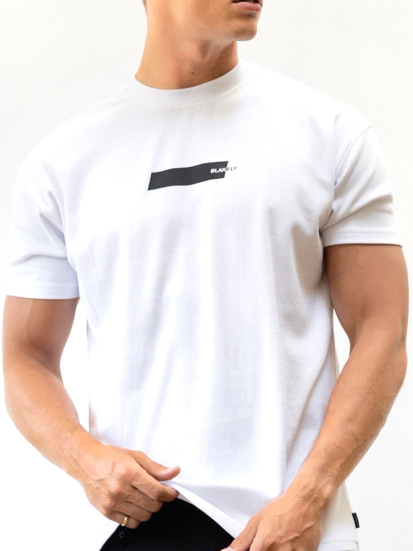 Kobe Italic Relaxed T-Shirt - White