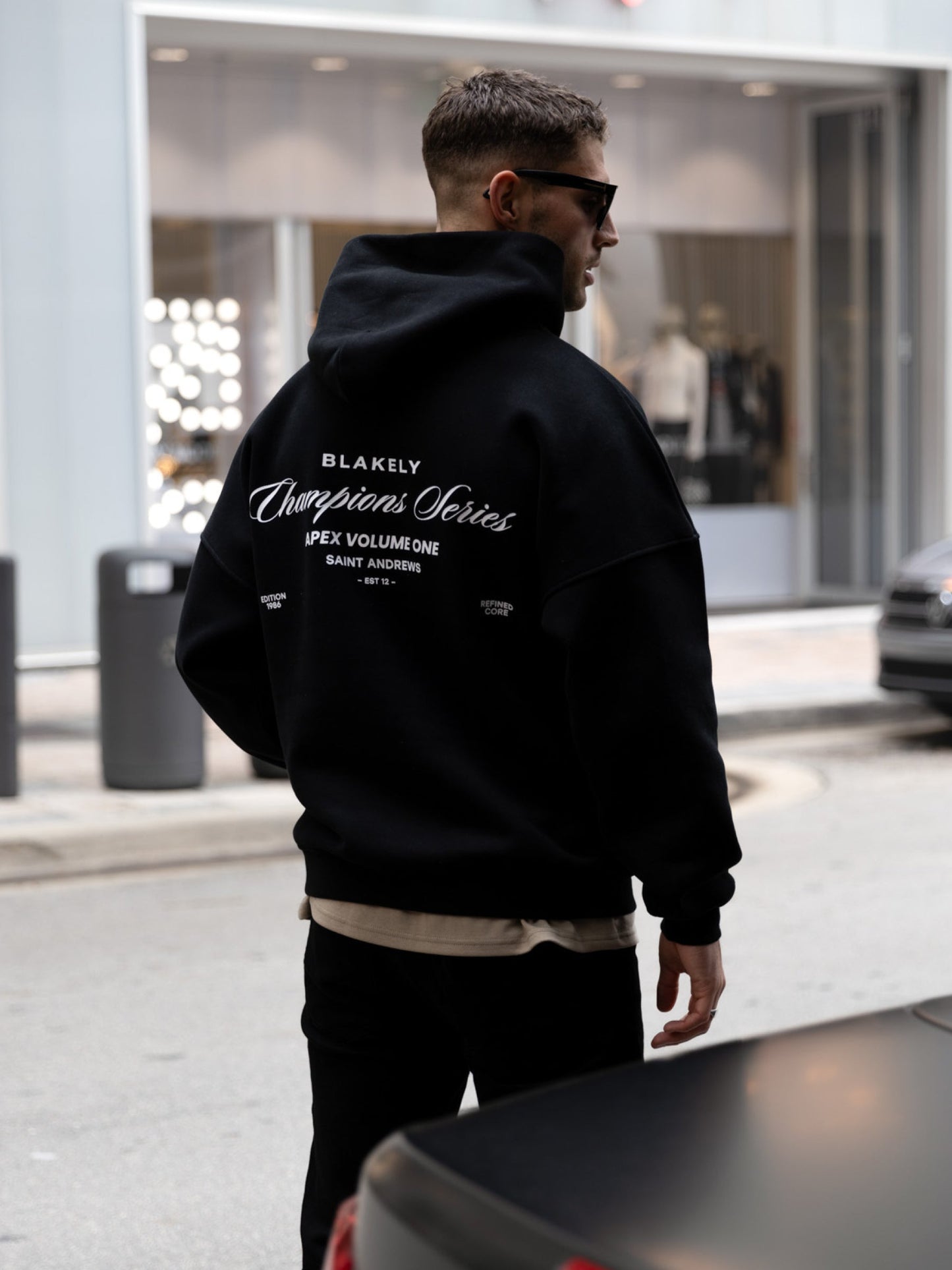 Champions Relaxed Hoodie - Black