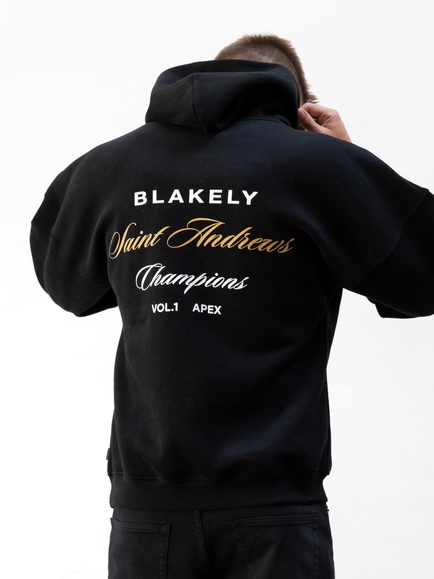 Champions Legacy Relaxed Hoodie - Black