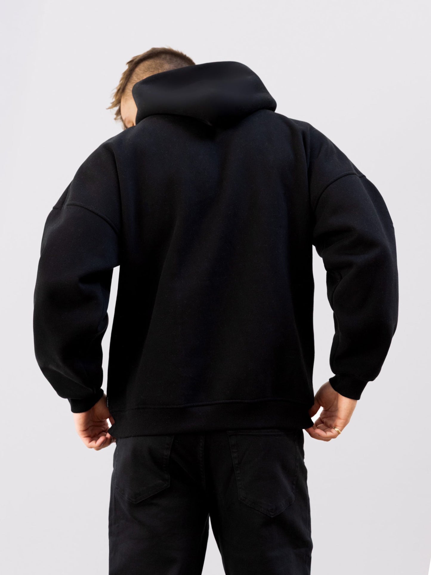 Legacy Relaxed Hoodie - Black
