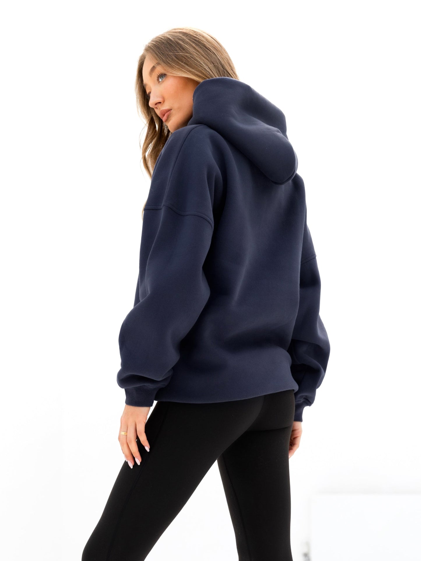 Melrose Oversized Hoodie - True Navy