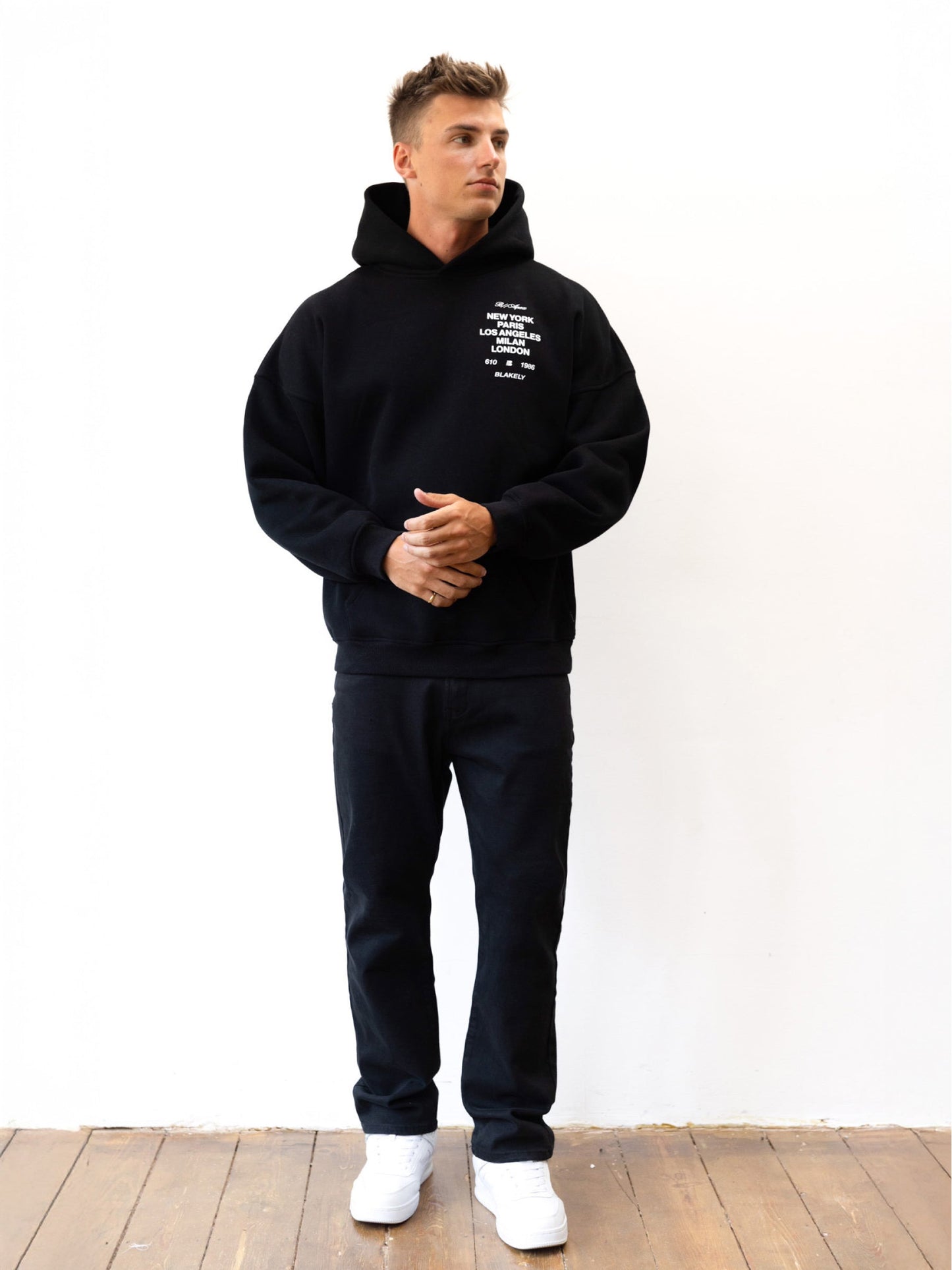 Apex 610 Relaxed Hoodie - Black