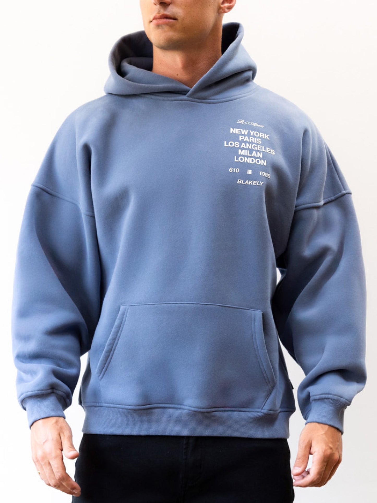 Apex 610 Relaxed Hoodie - Dusty Blue