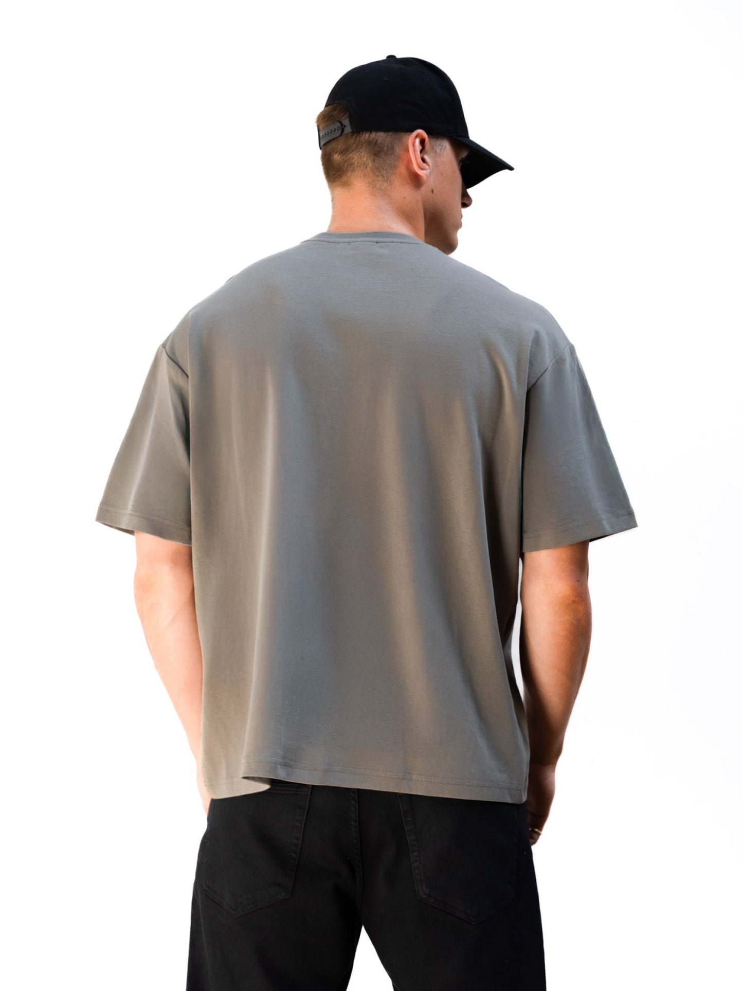 Logo Unfitted T-Shirt - Washed Khaki