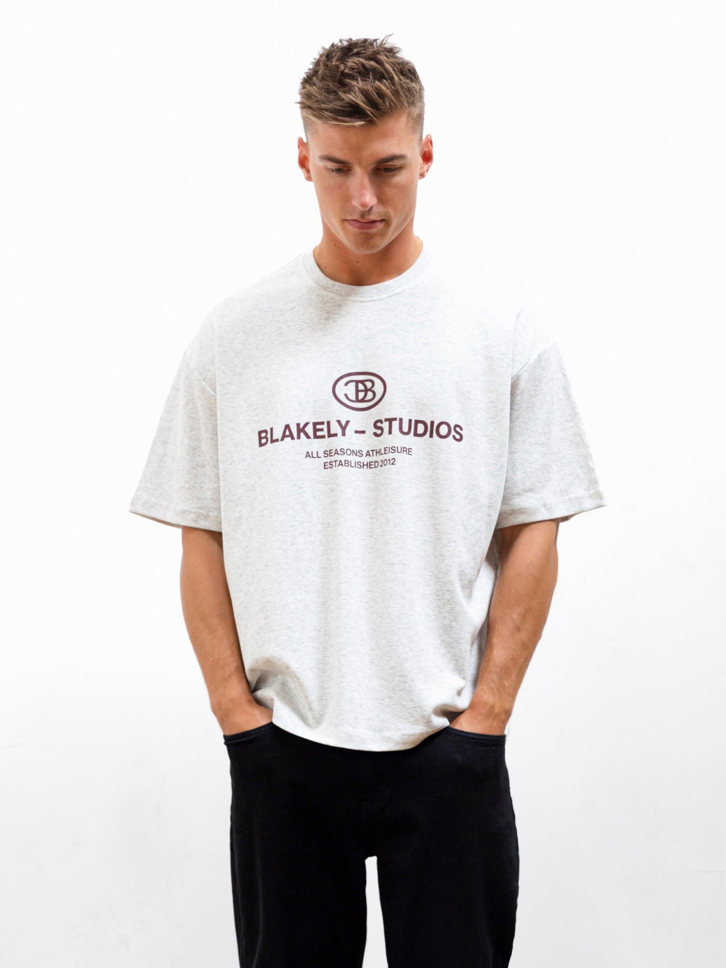 Mercer Unfitted T-Shirt - Marl White
