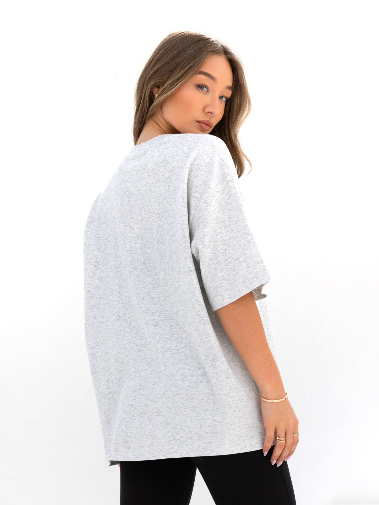 Madison Ultra Oversized T-Shirt - Marl White