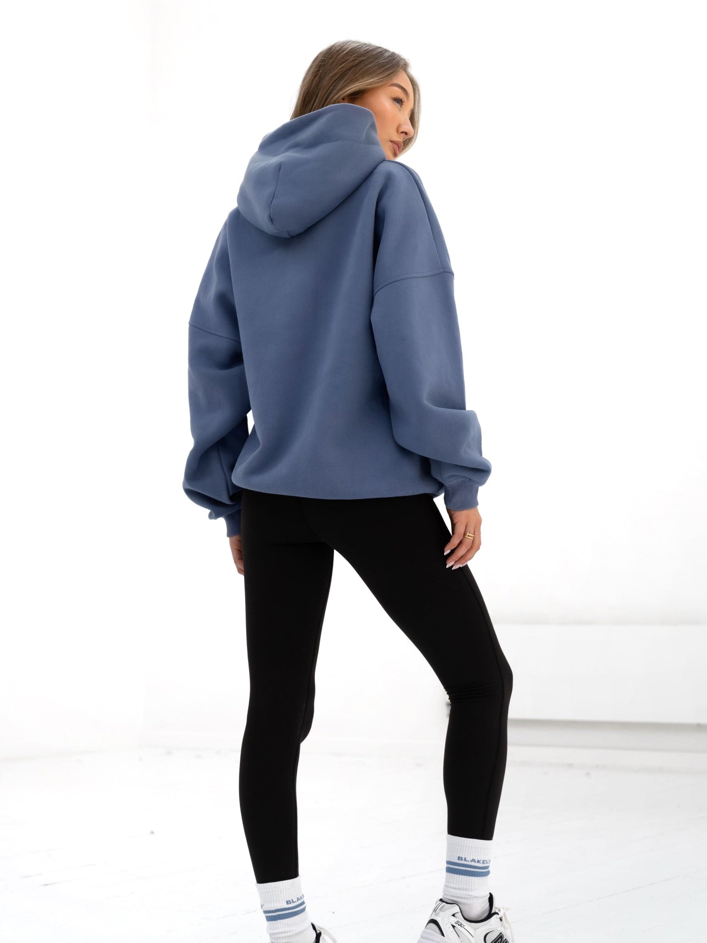 Brooklyn 610 Oversized Hoodie - Mid Blue