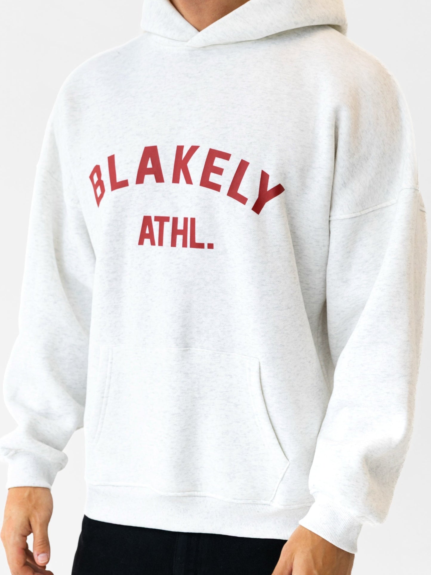 Zion Relaxed Hoodie - Marl White