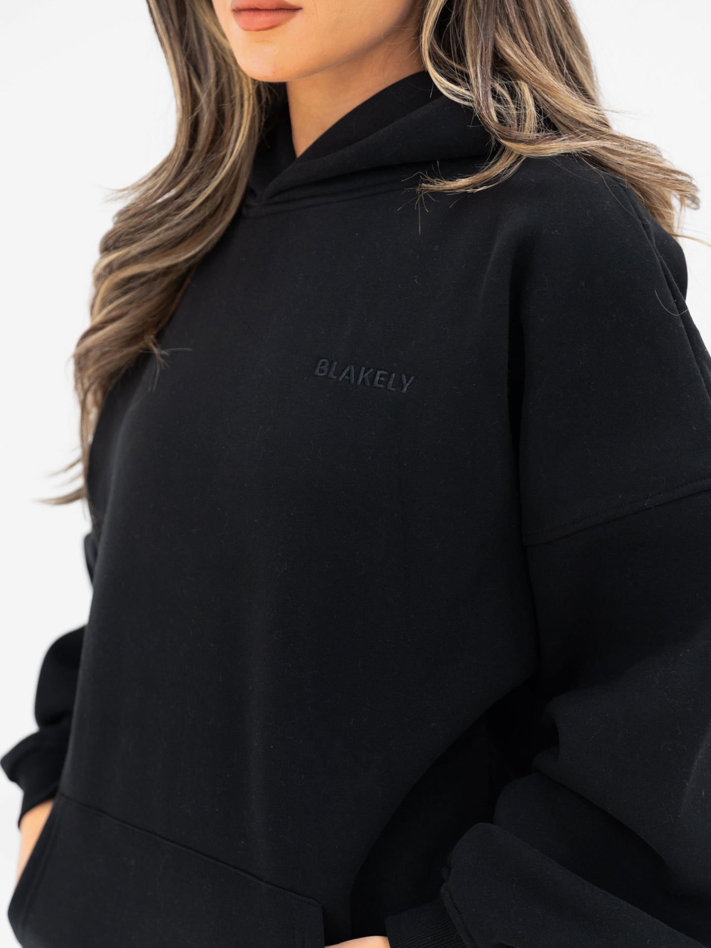 Isla Oversized Hoodie - Black