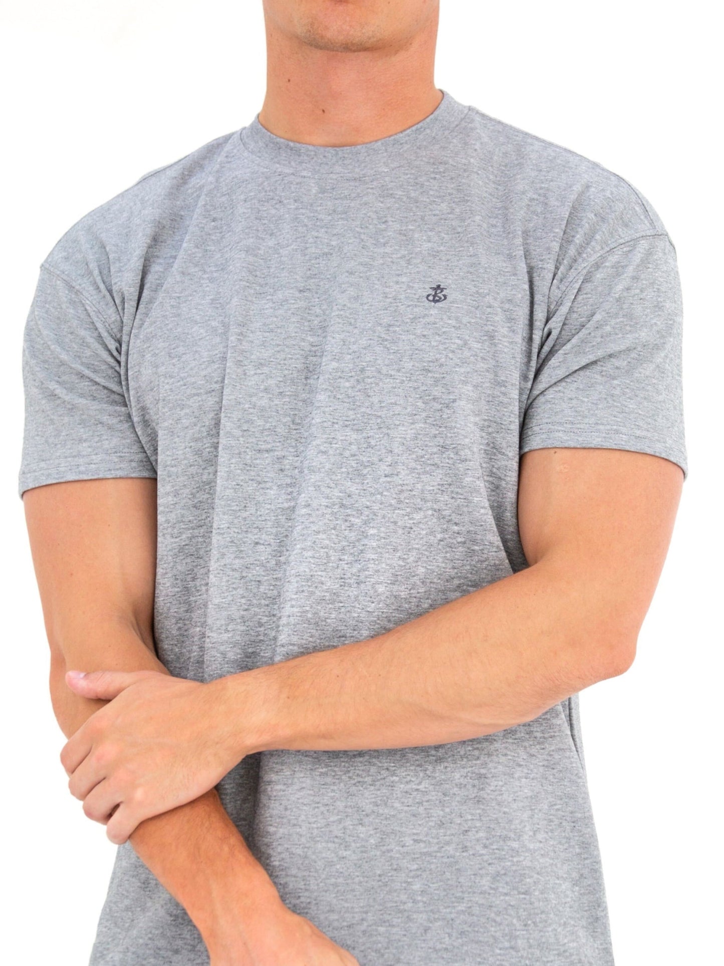 Anchor Relaxed T-Shirt - Marl Grey