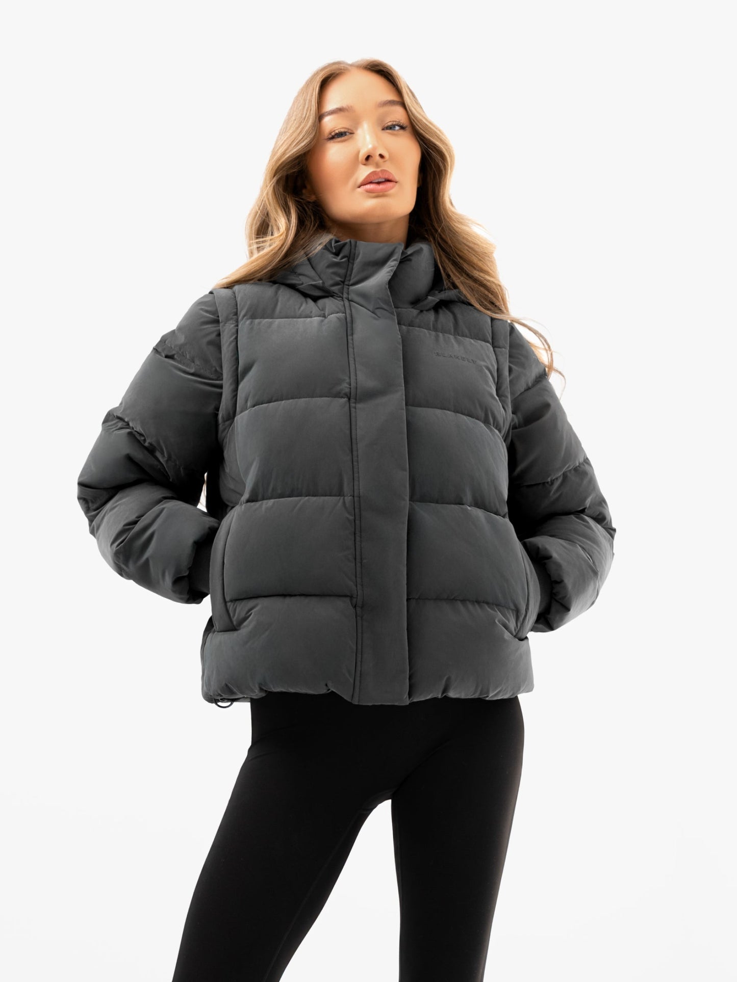 Multiway Puffer Coat 2 - Charcoal