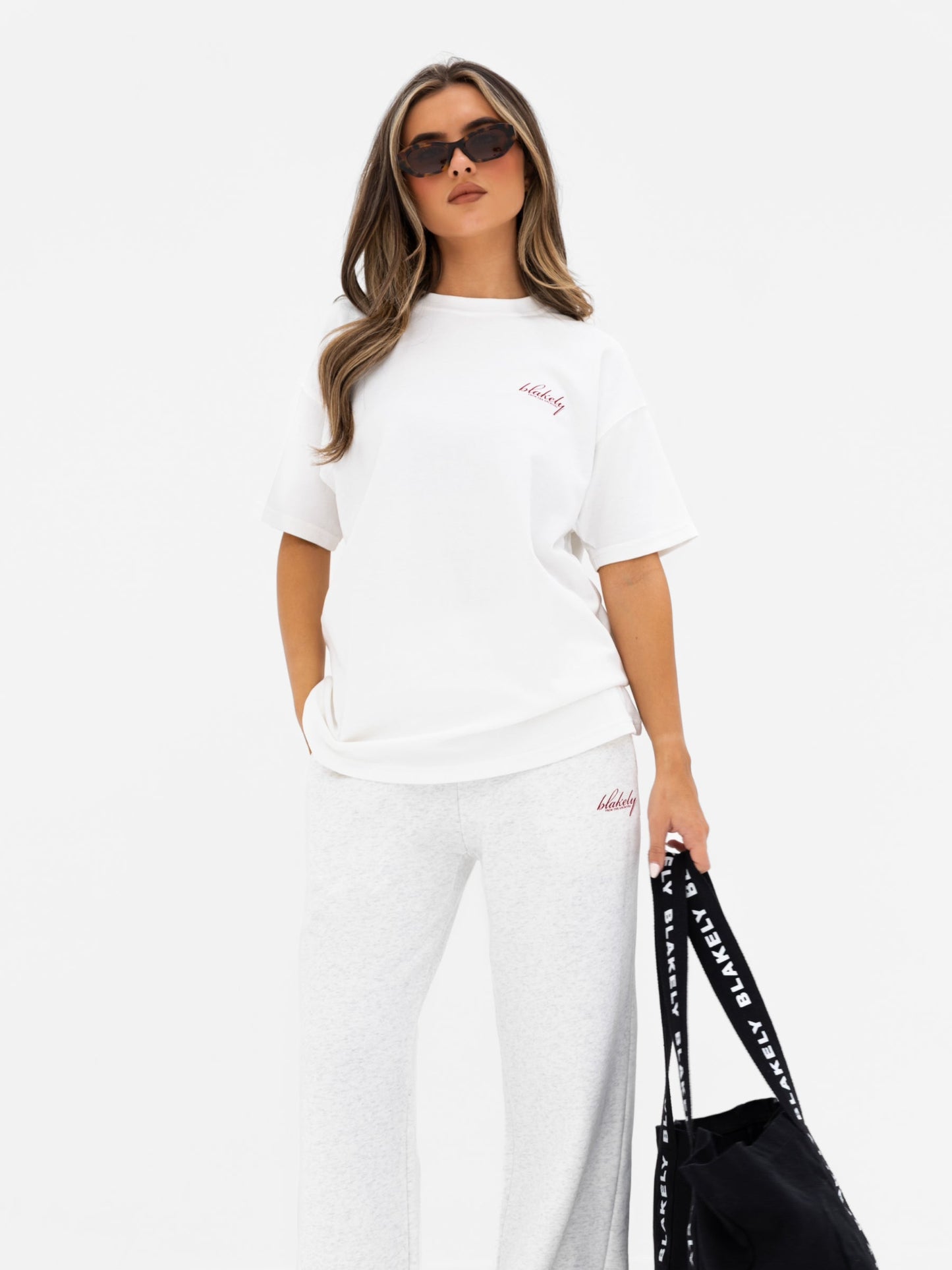 Georgia Oversized T-Shirt - Flat White