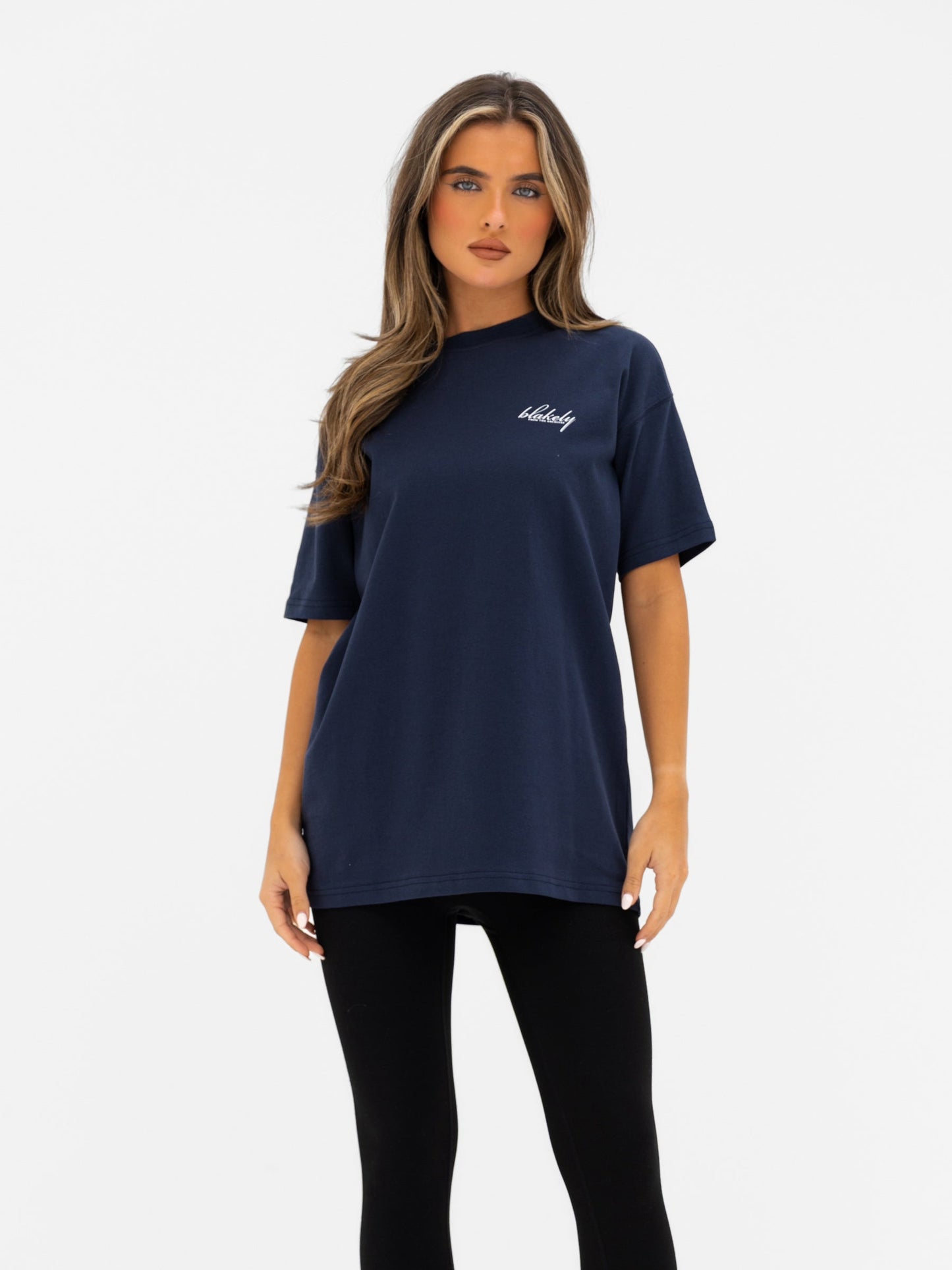 Georgia Oversized T-Shirt - True Navy