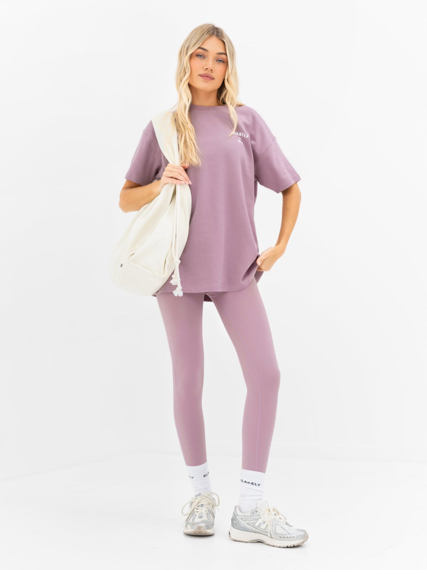 Hallie Oversized T-Shirt - Dusty Pink