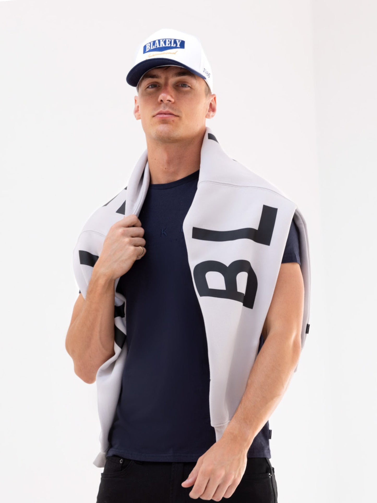 Tonal Stockbridge T-Shirt - Navy