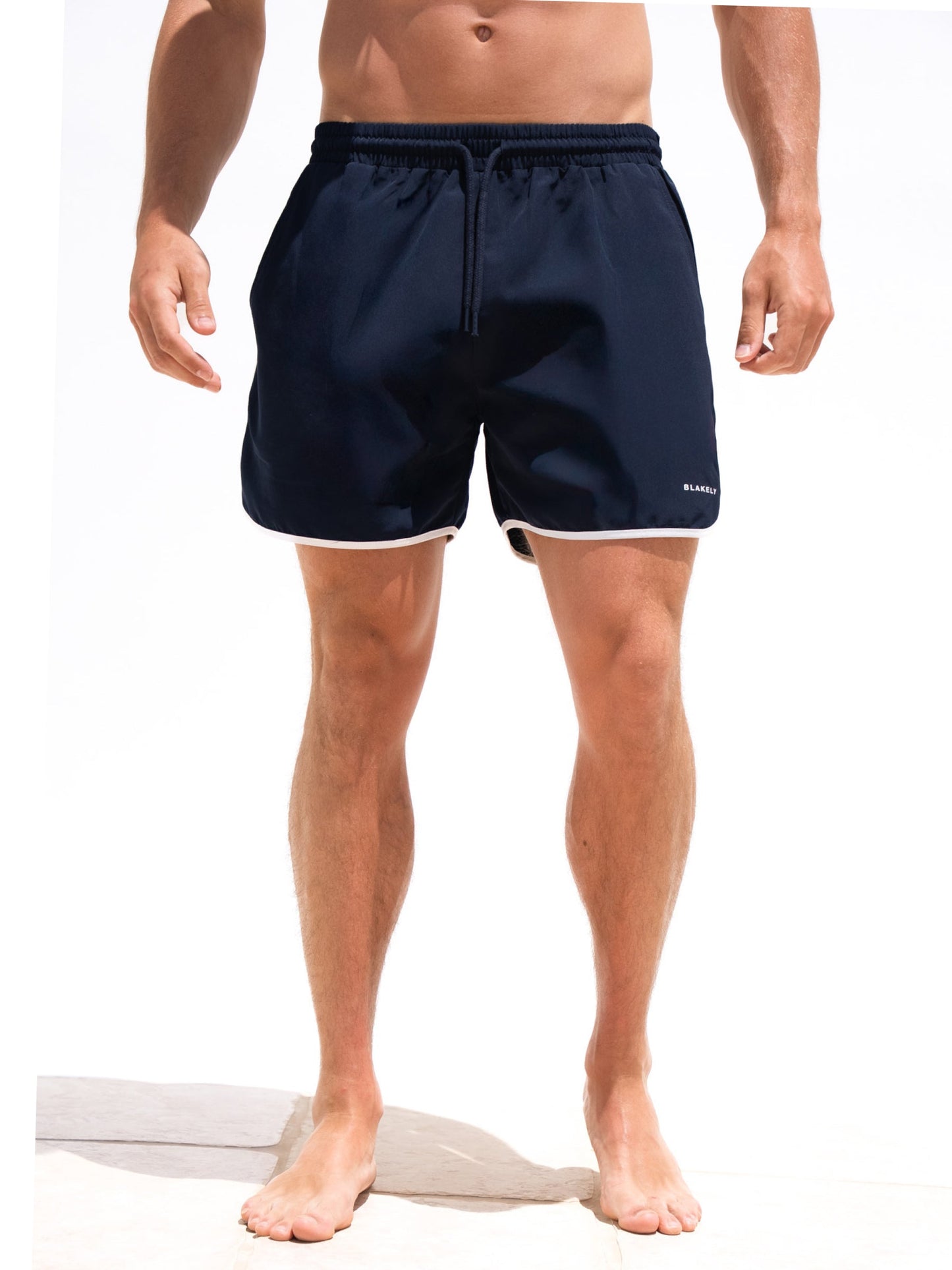 Panel Swim Shorts - Dark Navy