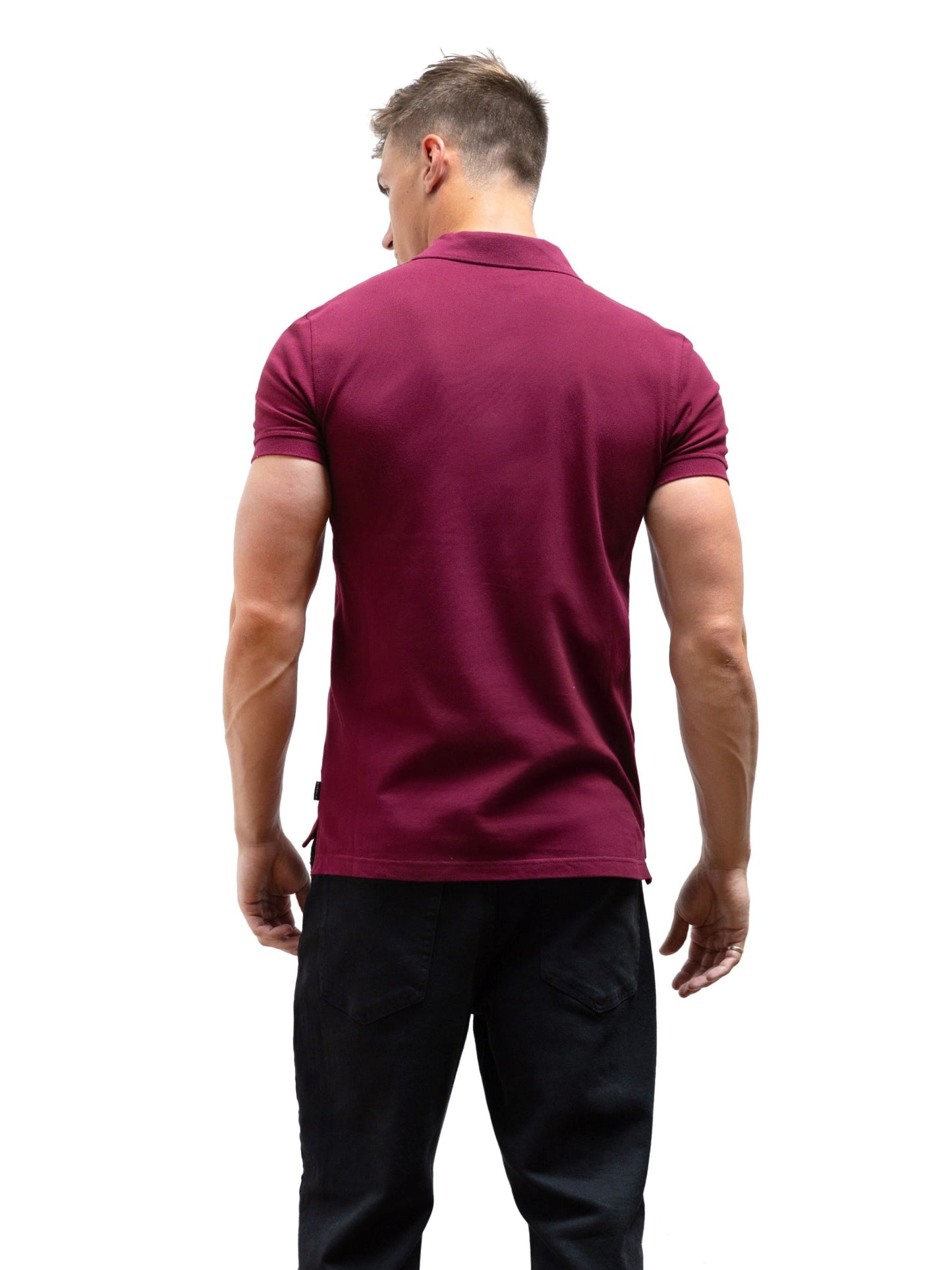 Anchor Polo Shirt - Burgundy