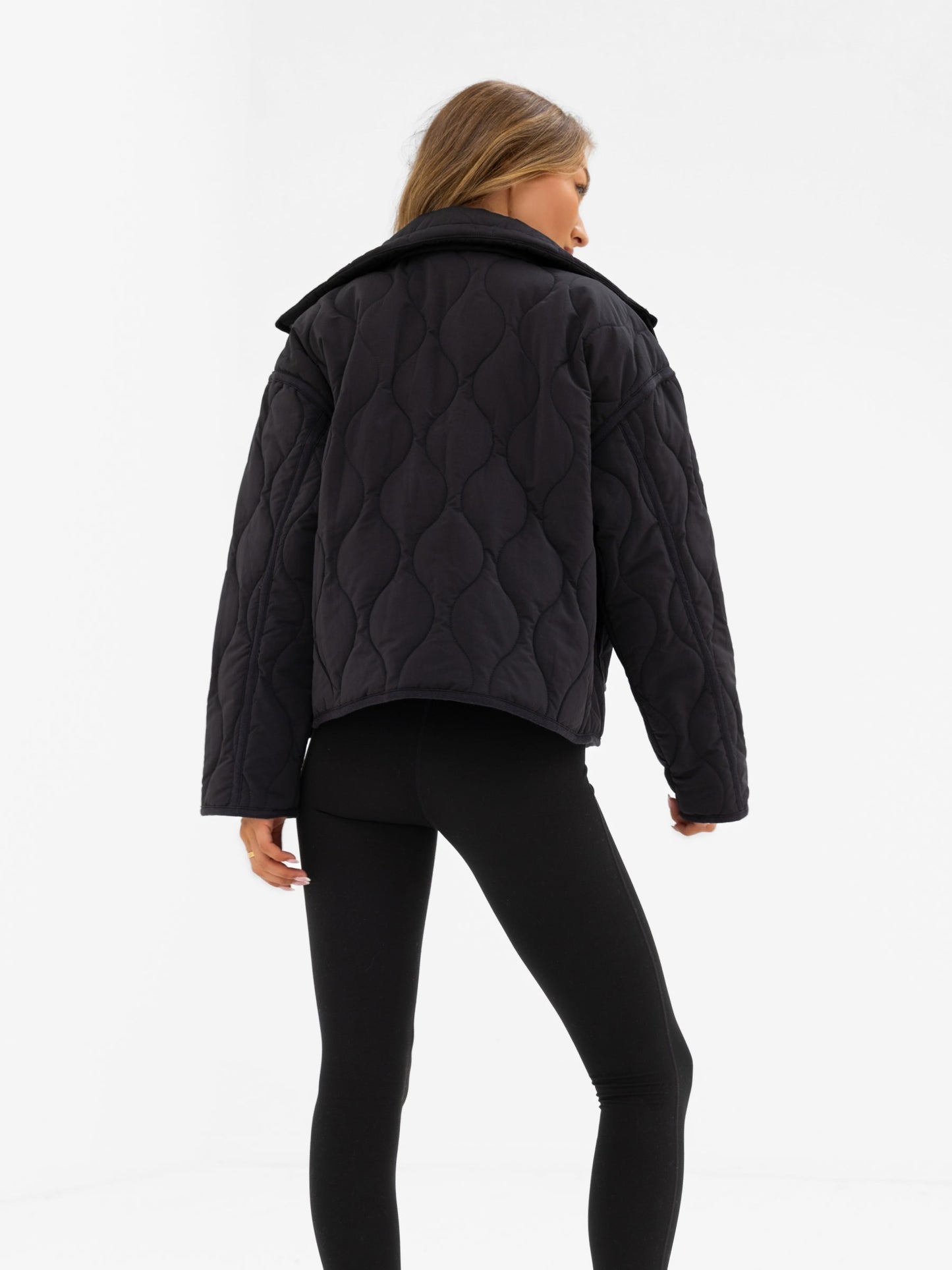 Ariana Quilted Jacket - Black