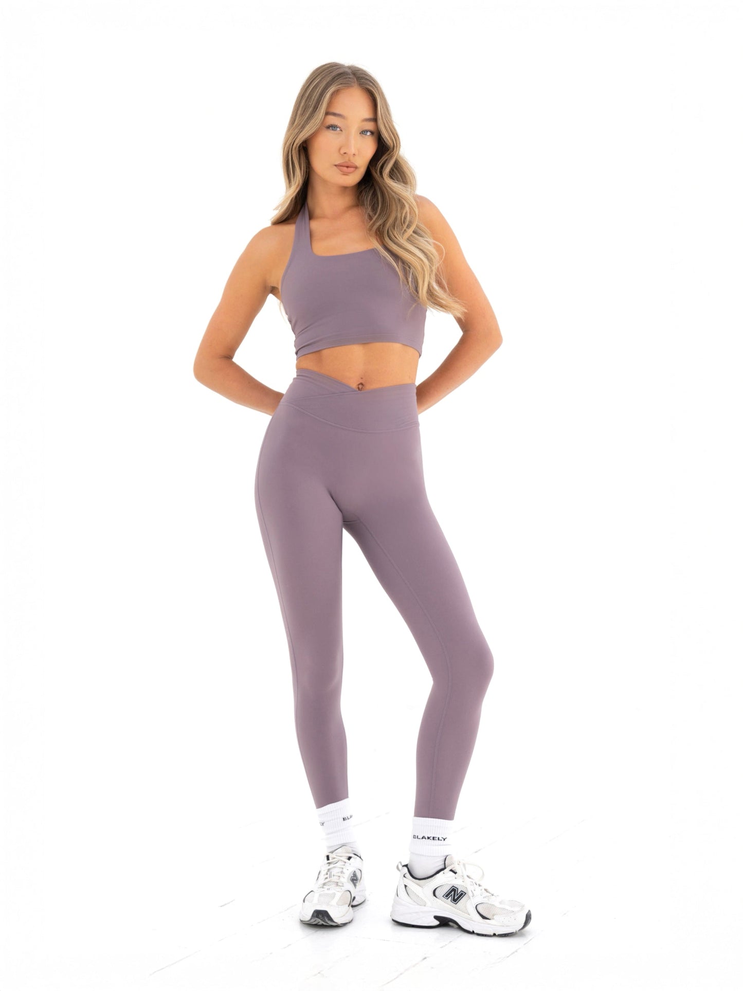 Ultimate Crossover Leggings - Grape