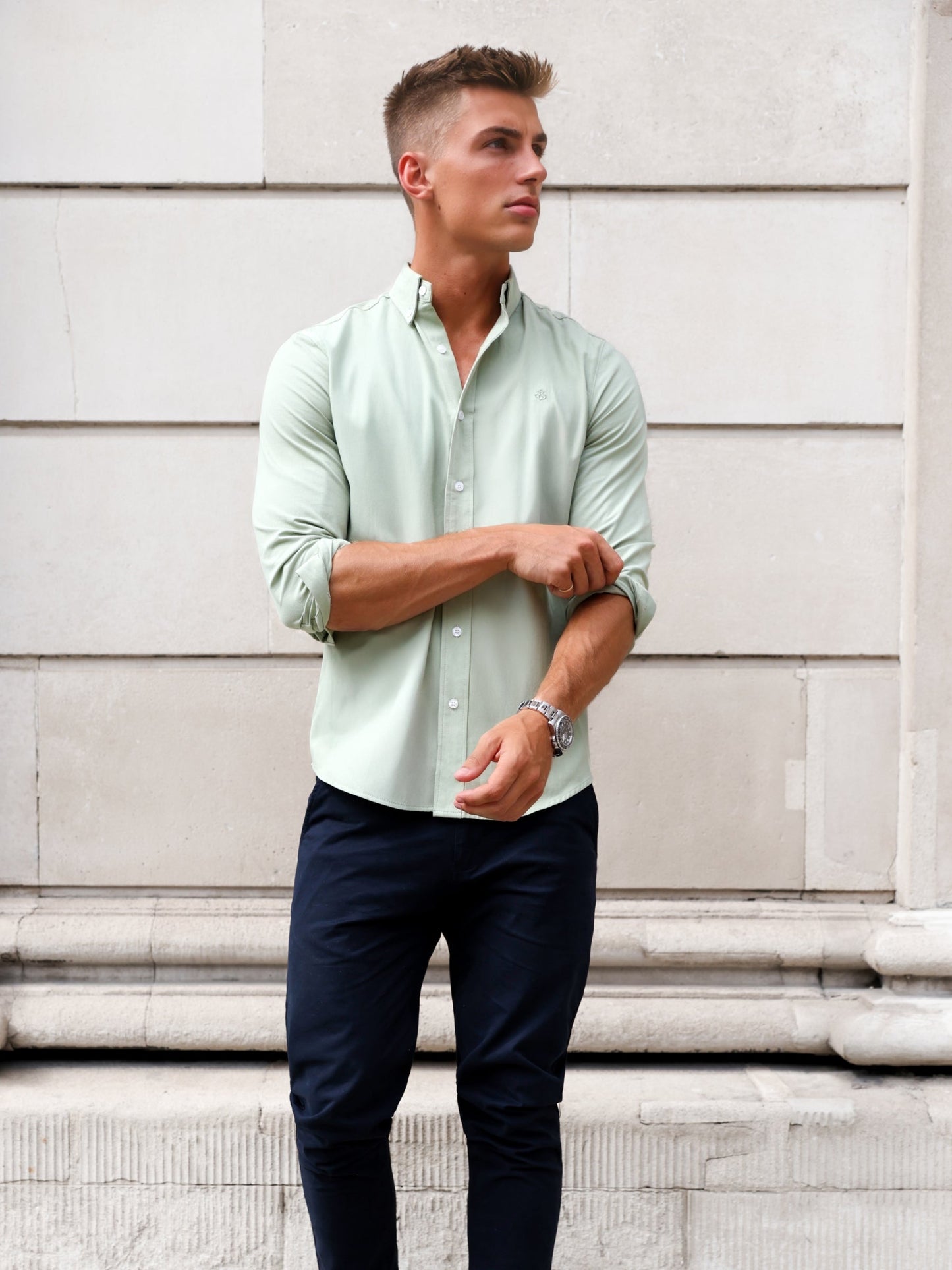 Sedona Slim Fit Shirt - Sage Green