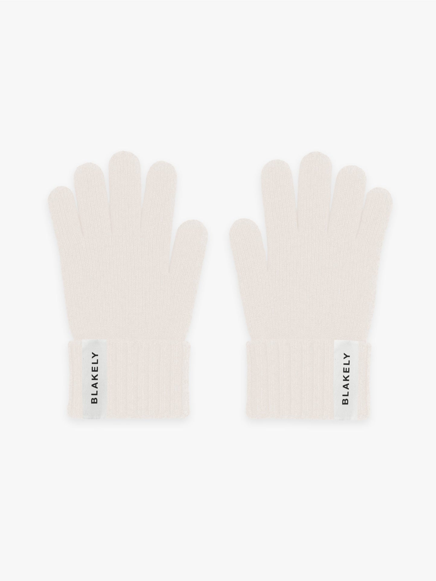 Label Knitted Gloves - Toasted Taupe