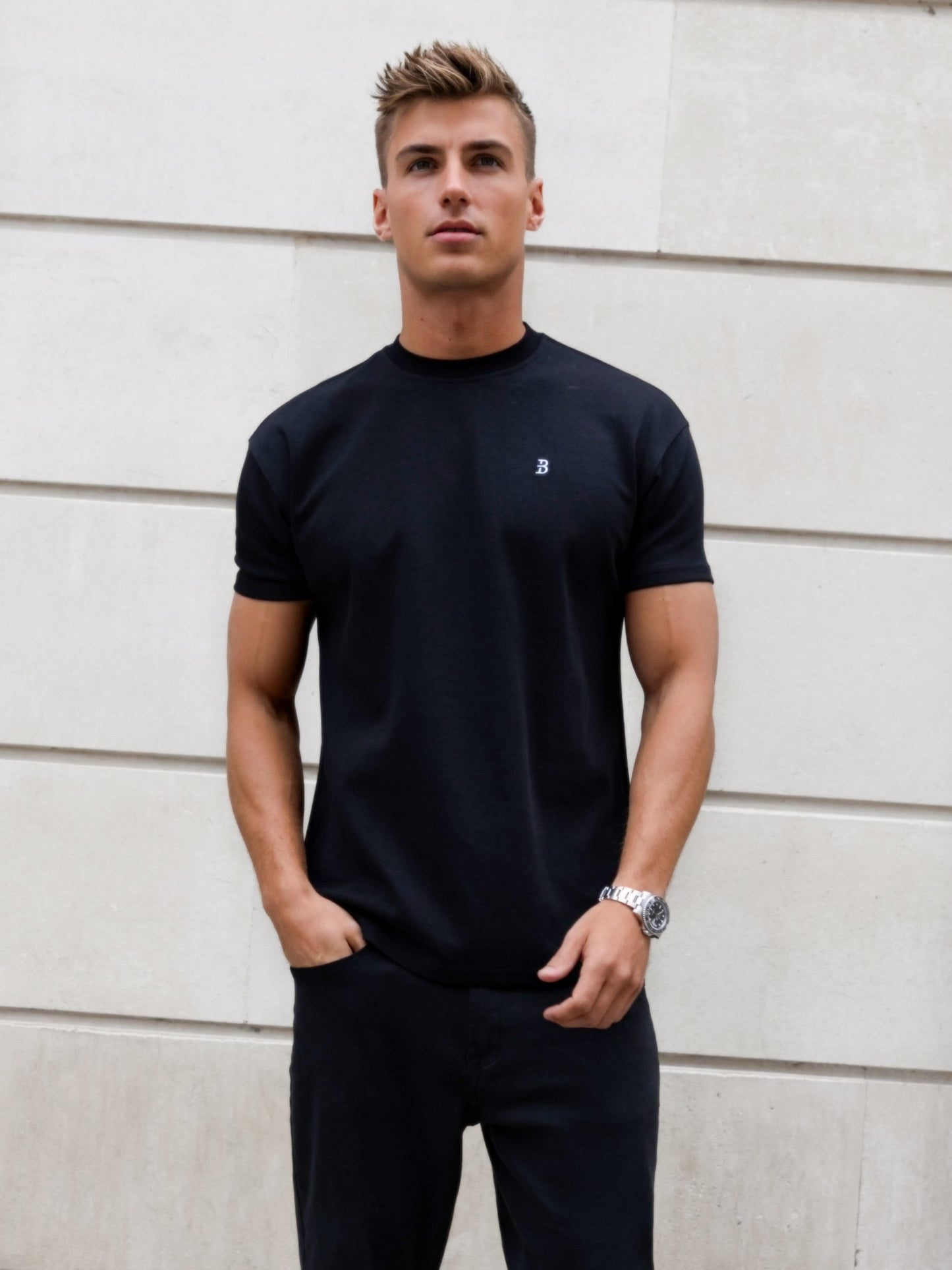 Conrad Anchor T-Shirt - Black