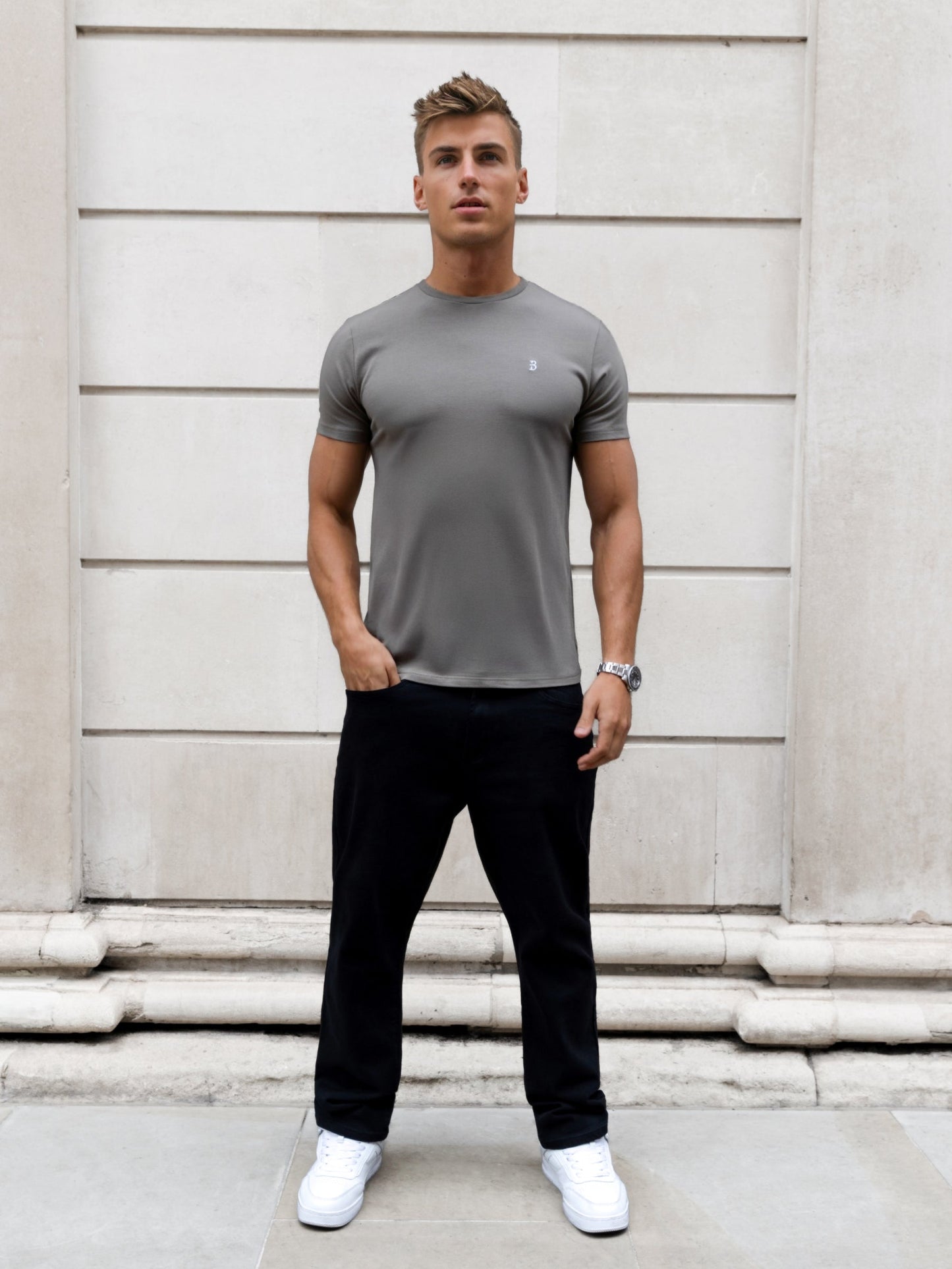 Conrad Anchor T-Shirt - Safari Green