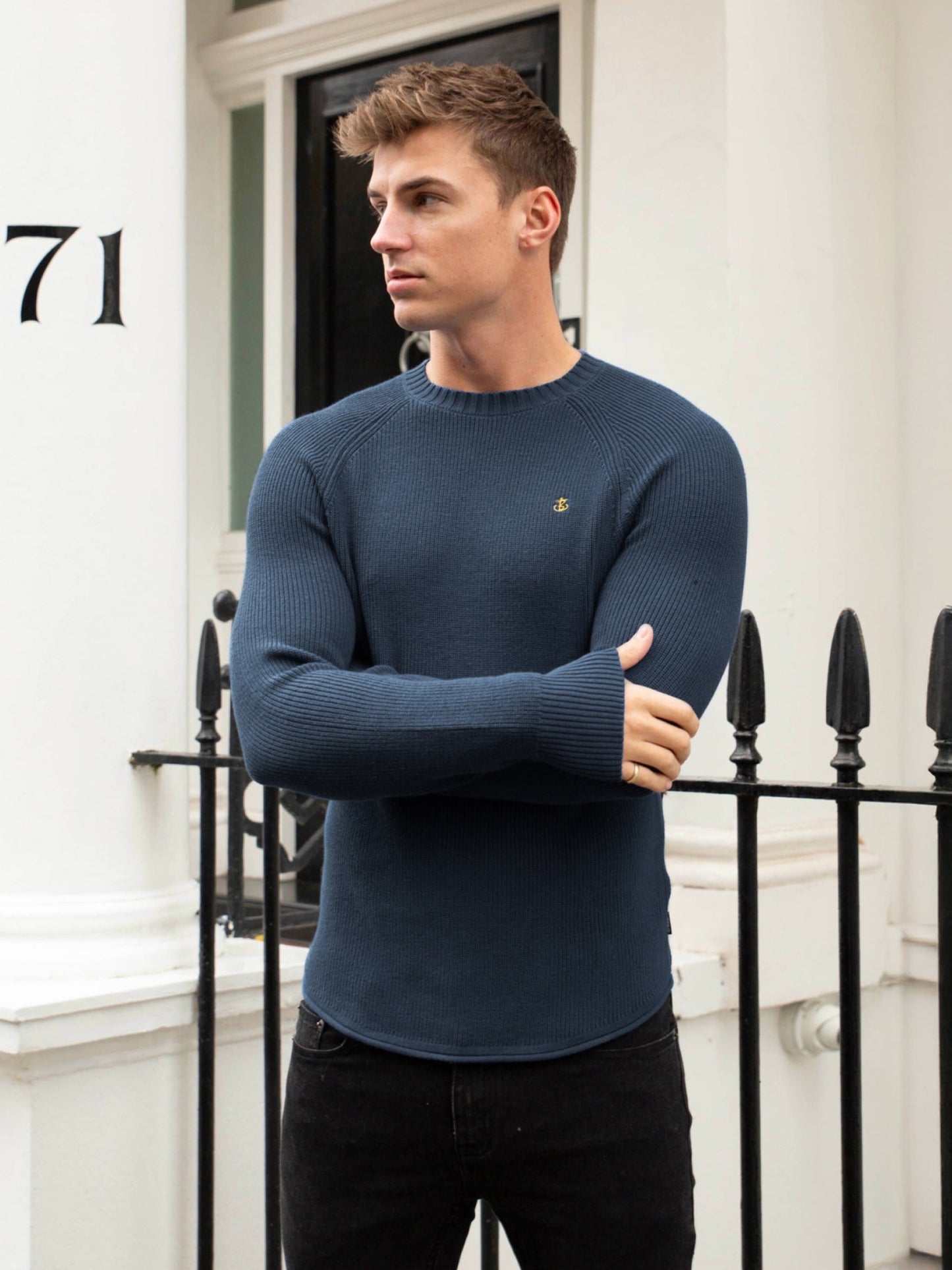 Olton Knit Sweater - Royal Blue