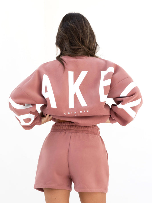 Isabel Oversized Sweater - Blush Brown