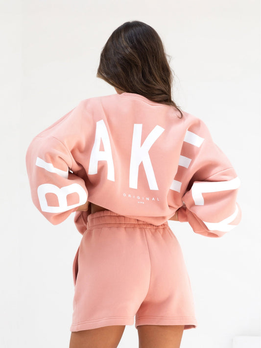Isabel Oversized Sweater - Peach Pink