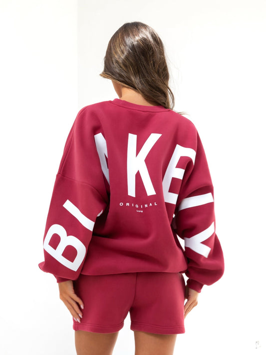 Isabel Oversized Sweater - Deep Pink