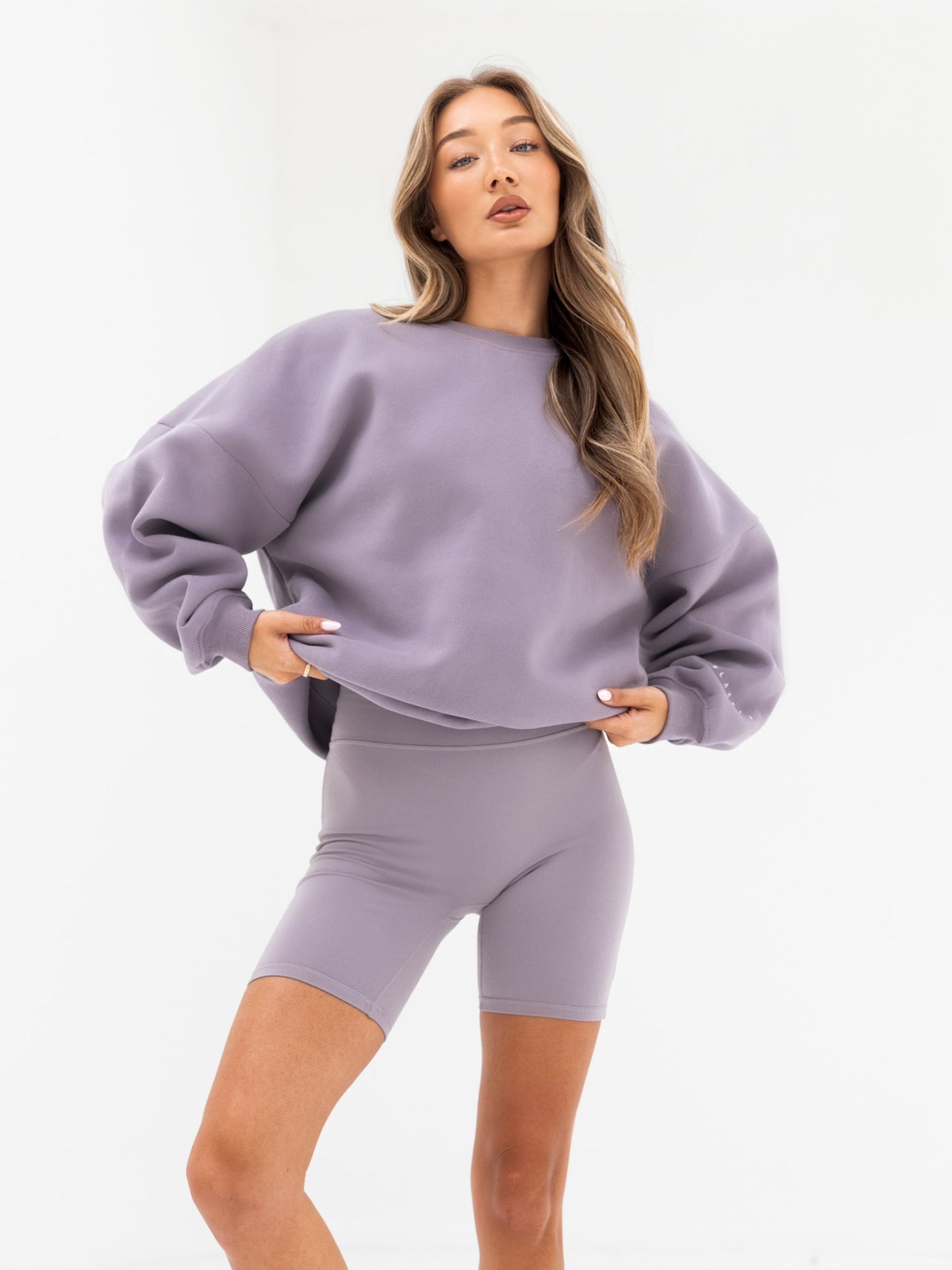 Isabel Oversized Sweater - Soft Purple