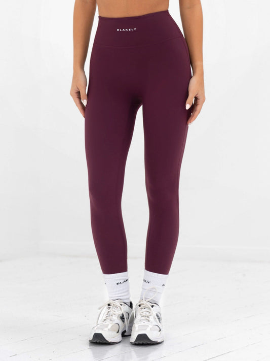 Ultimate Active Leggings - Dark Cherry