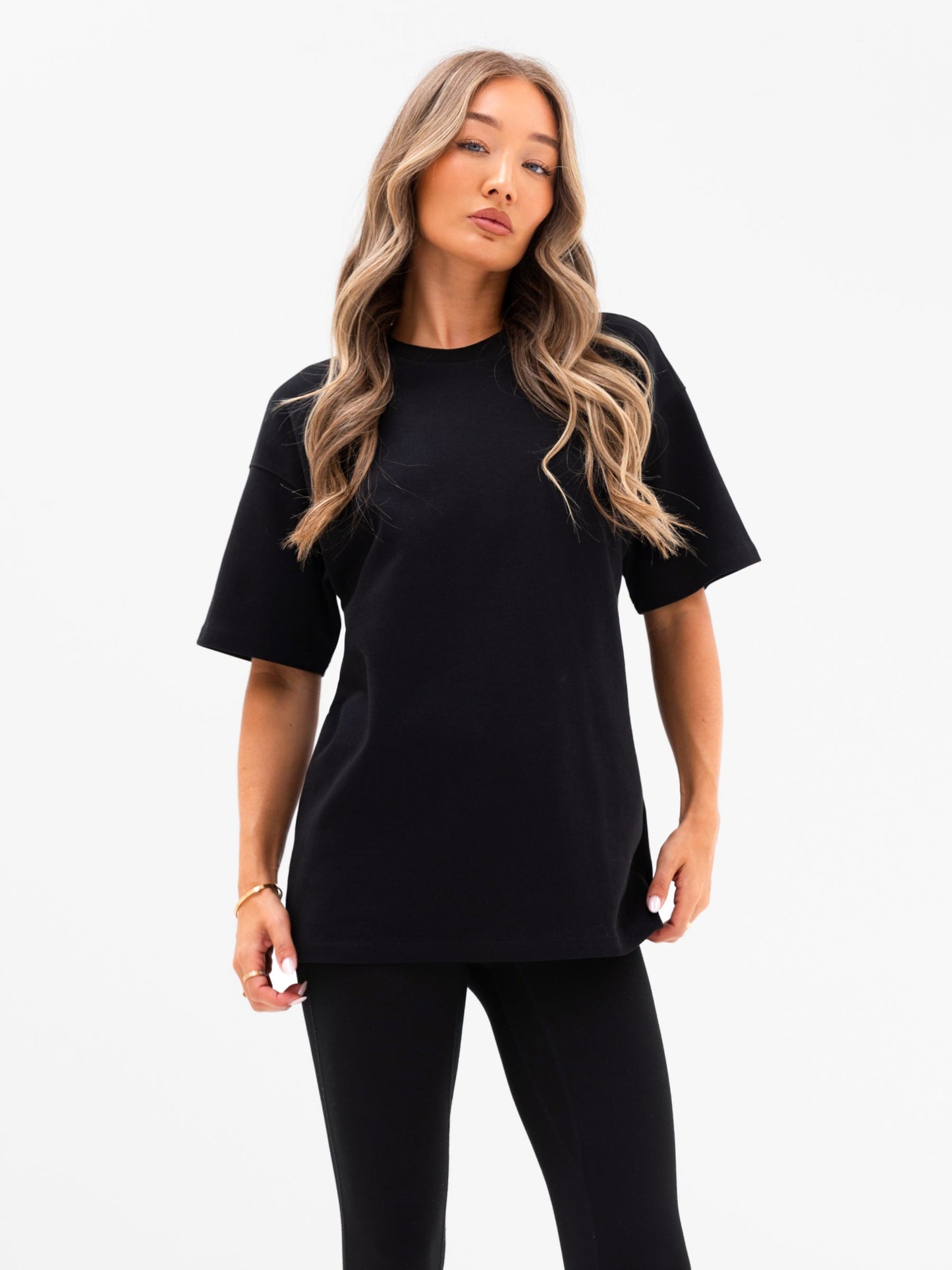 Isabel Oversized T-Shirt - Black