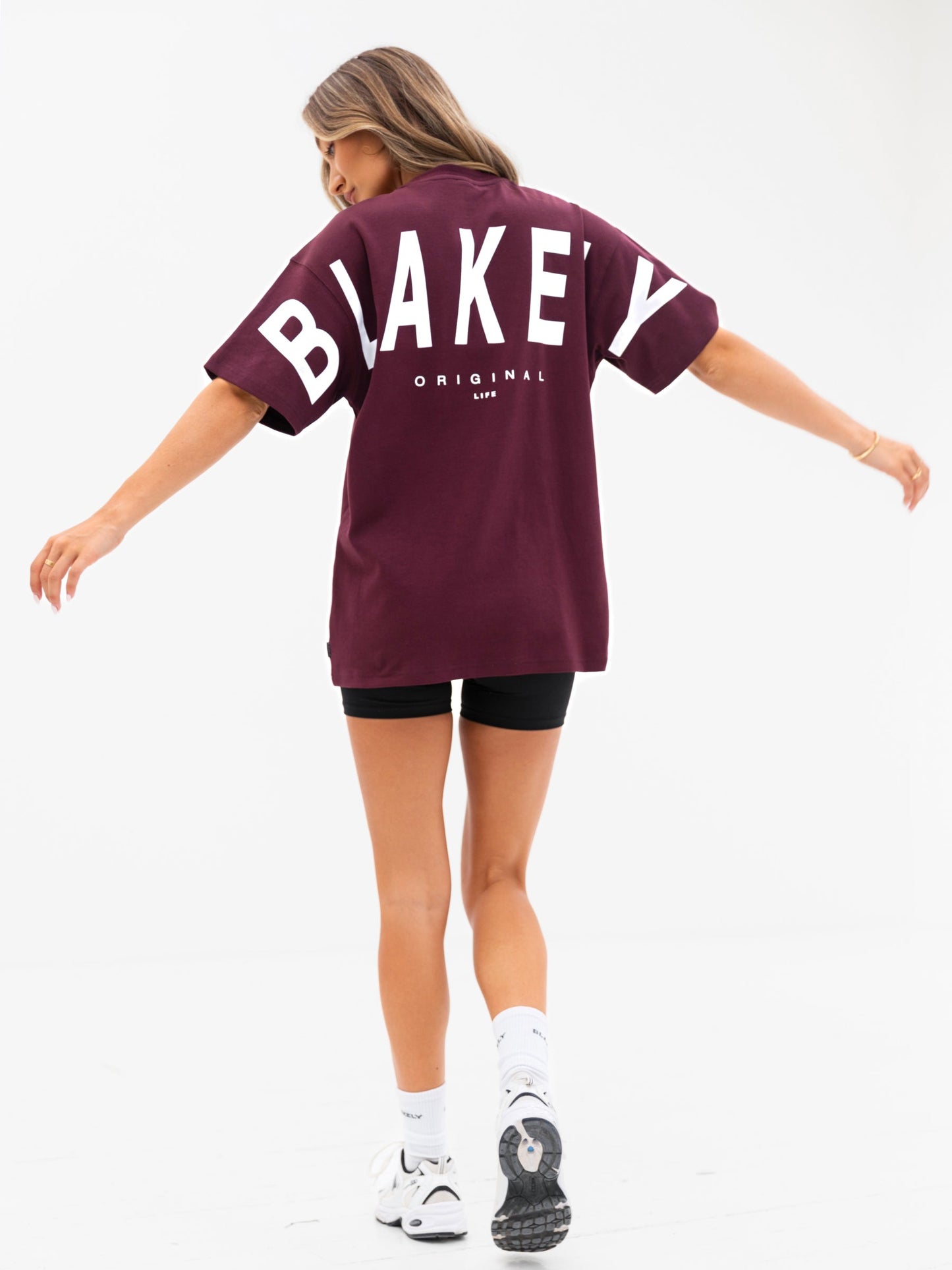 Isabel Oversized T-Shirt - Dark Burgundy