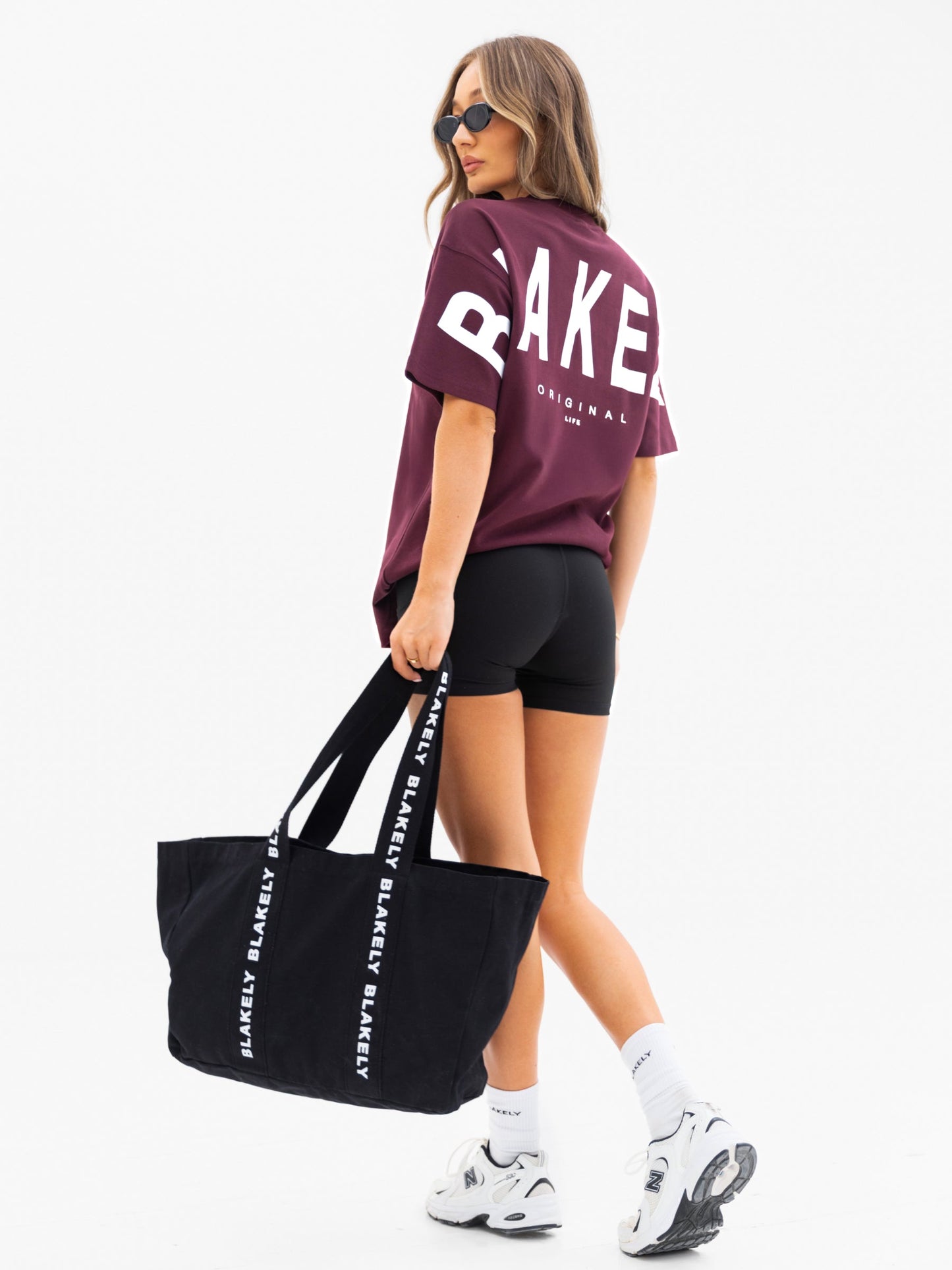 Isabel Oversized T-Shirt - Dark Burgundy