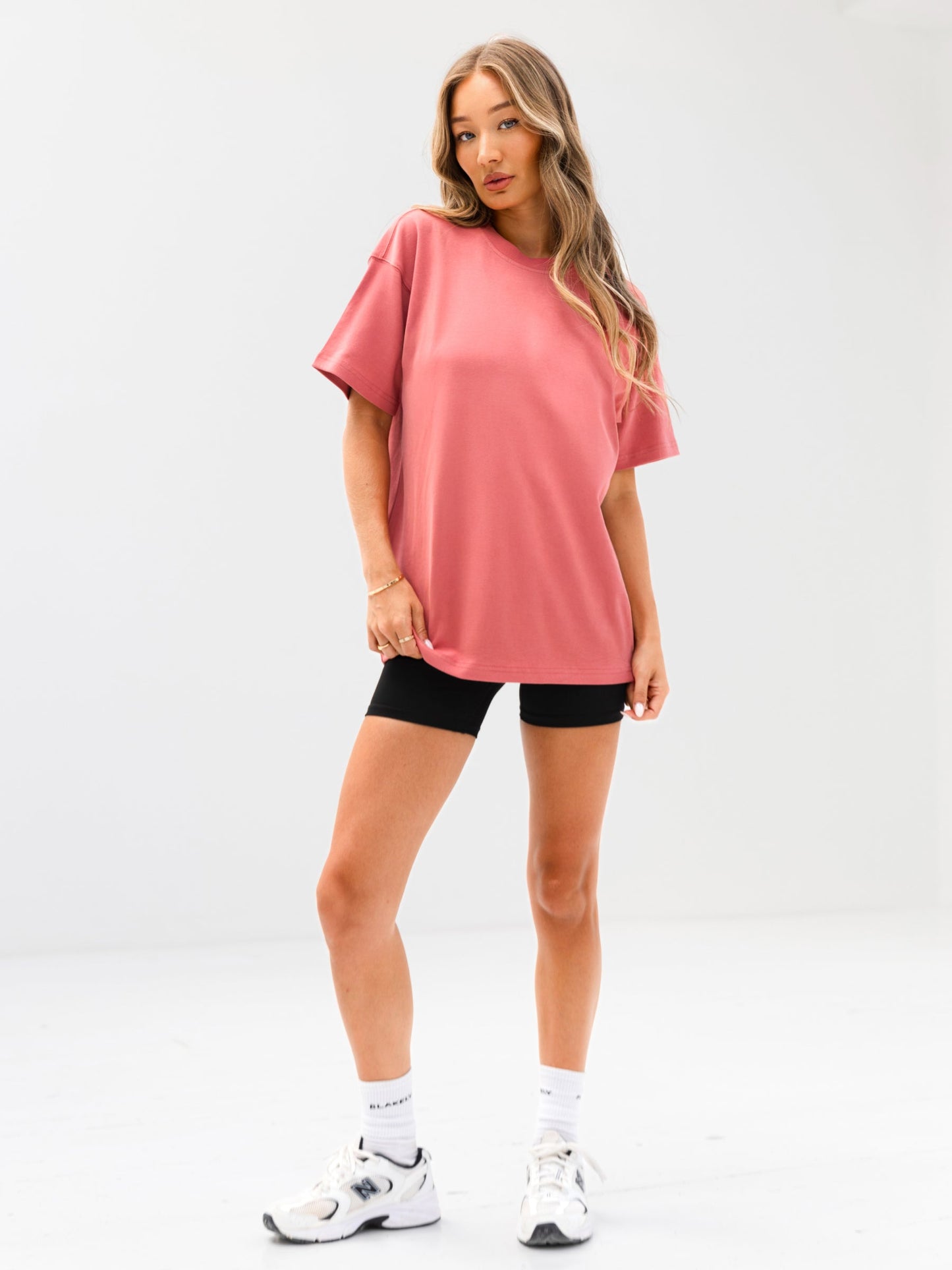 Isabel Oversized T-Shirt - Sunrise Coral