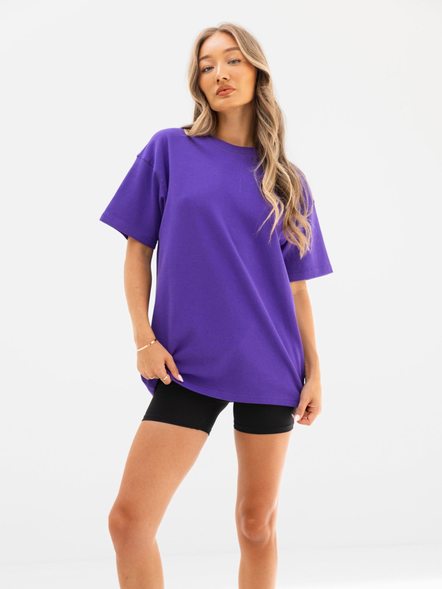Isabel Oversized T-Shirt - Purple