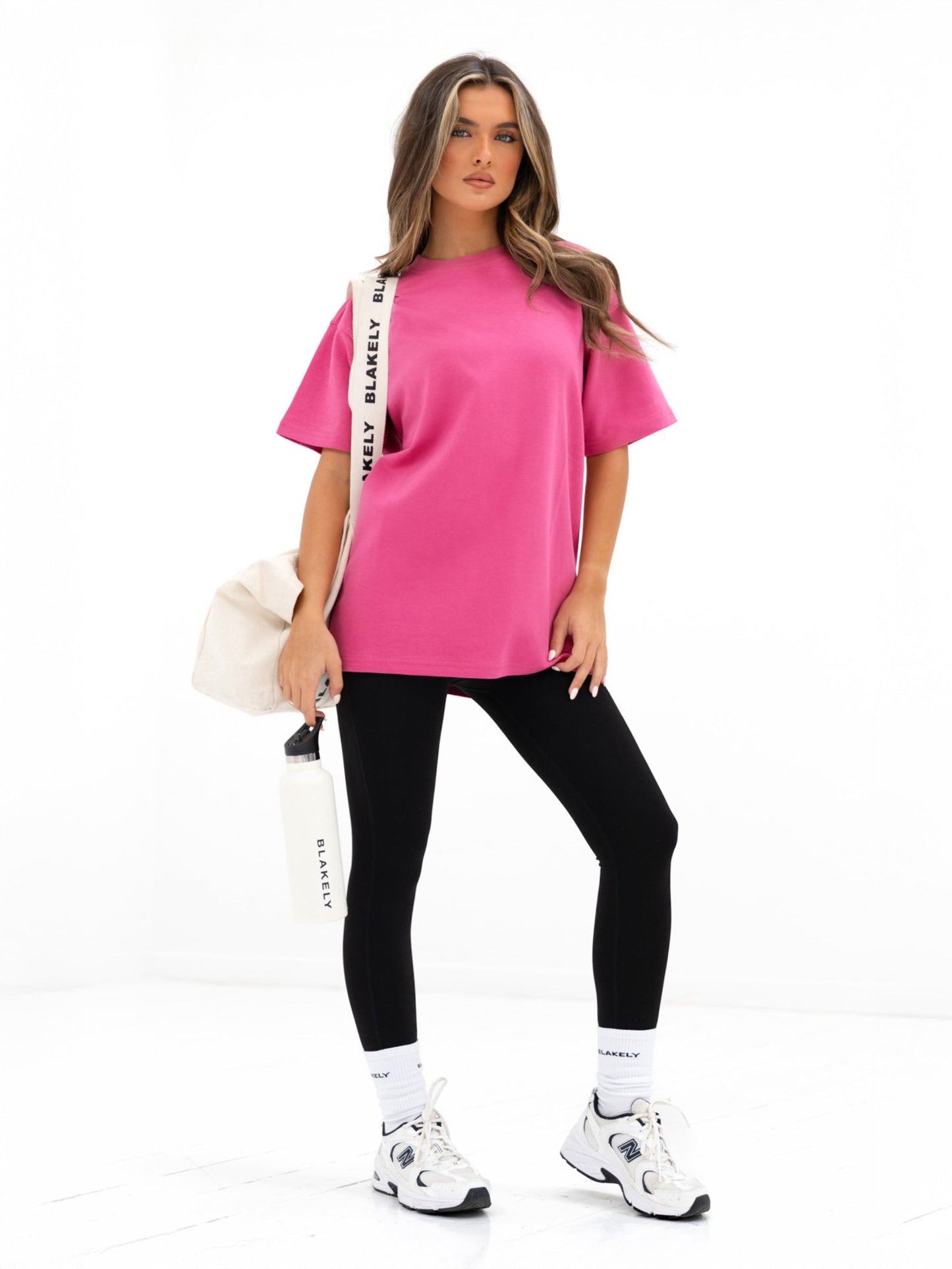 Isabel Oversized T-Shirt - Hot Pink