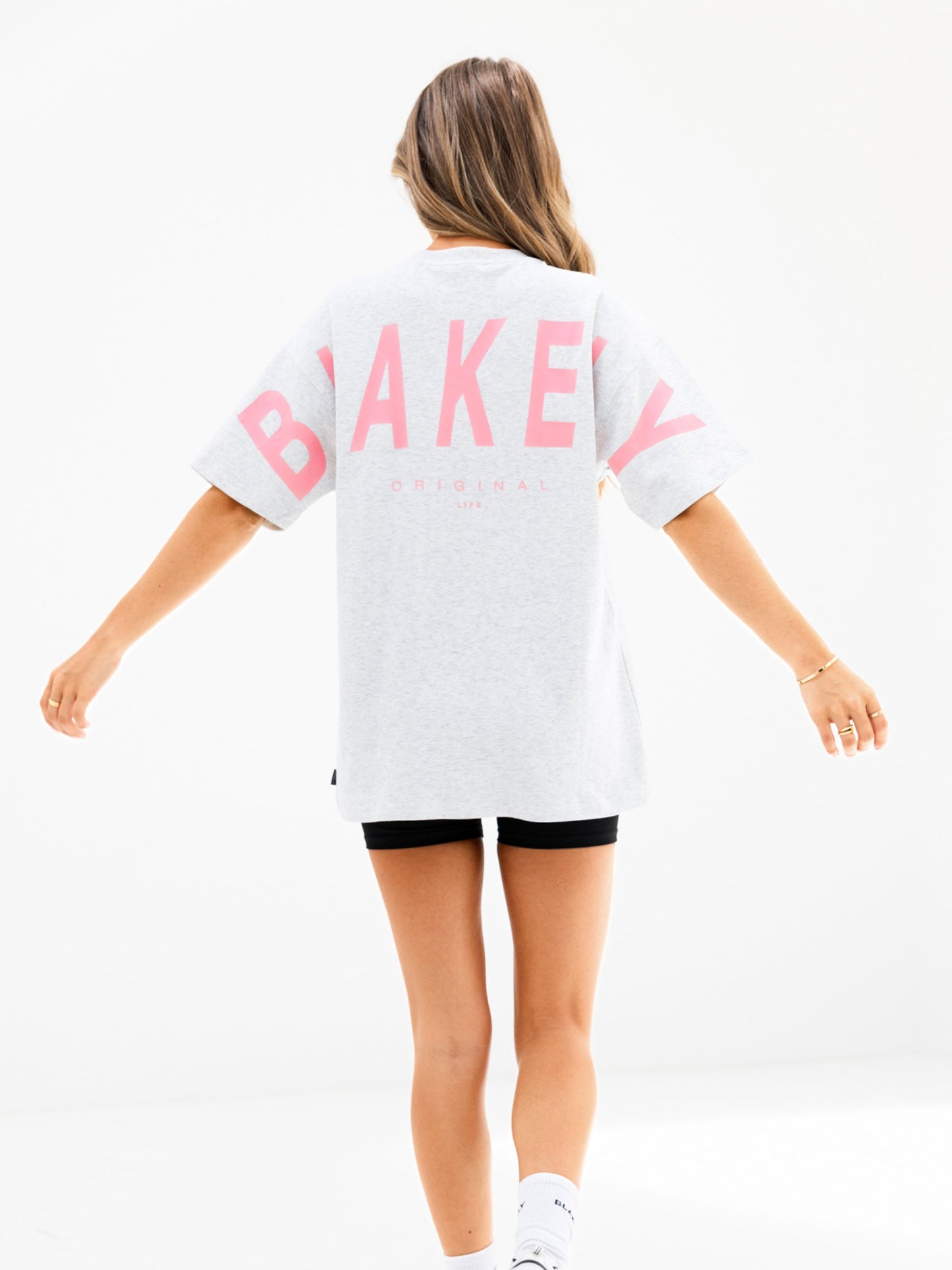 Isabel Oversized T-Shirt - Marl White
