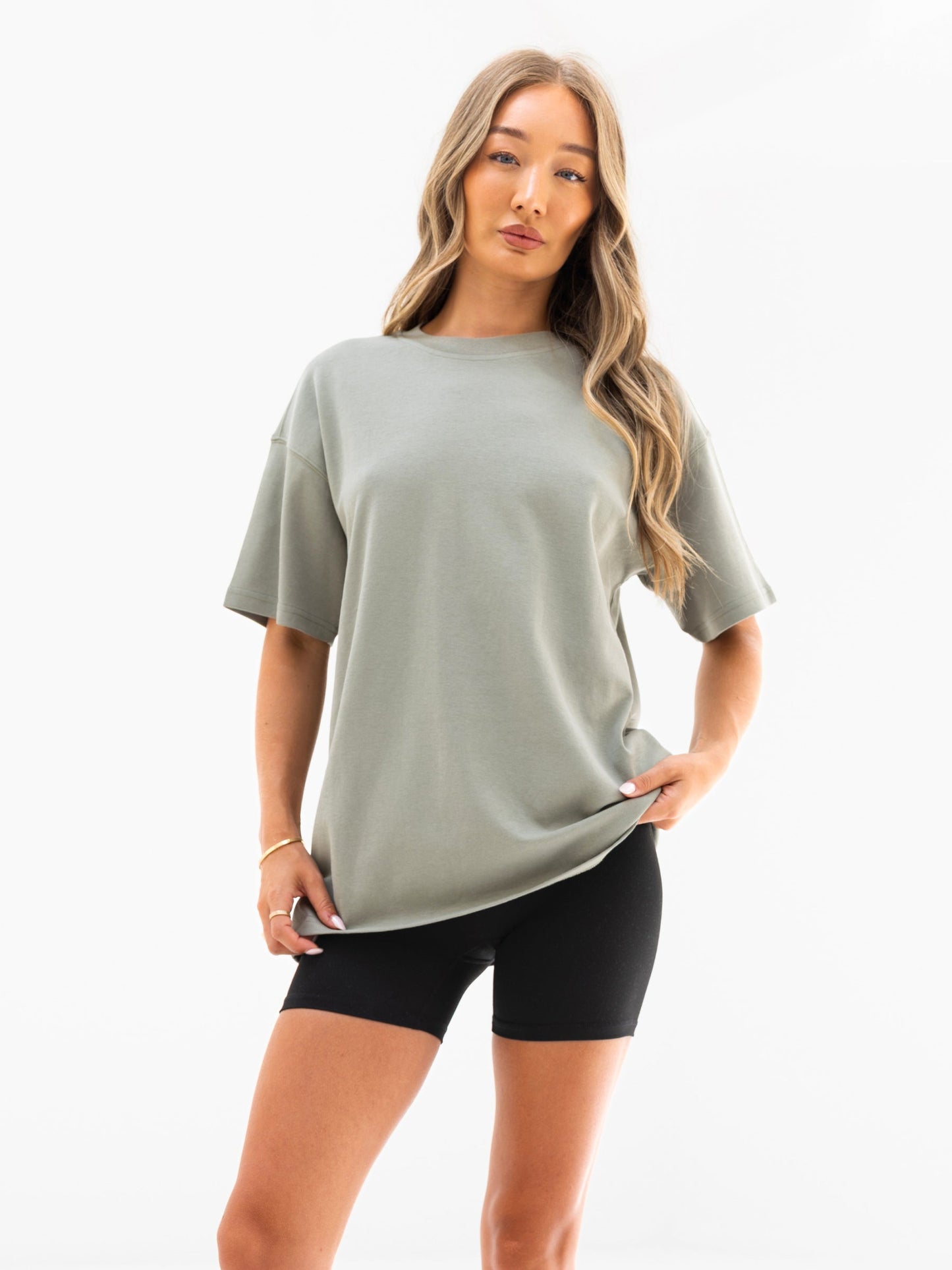 Isabel Oversized T-Shirt - Olive
