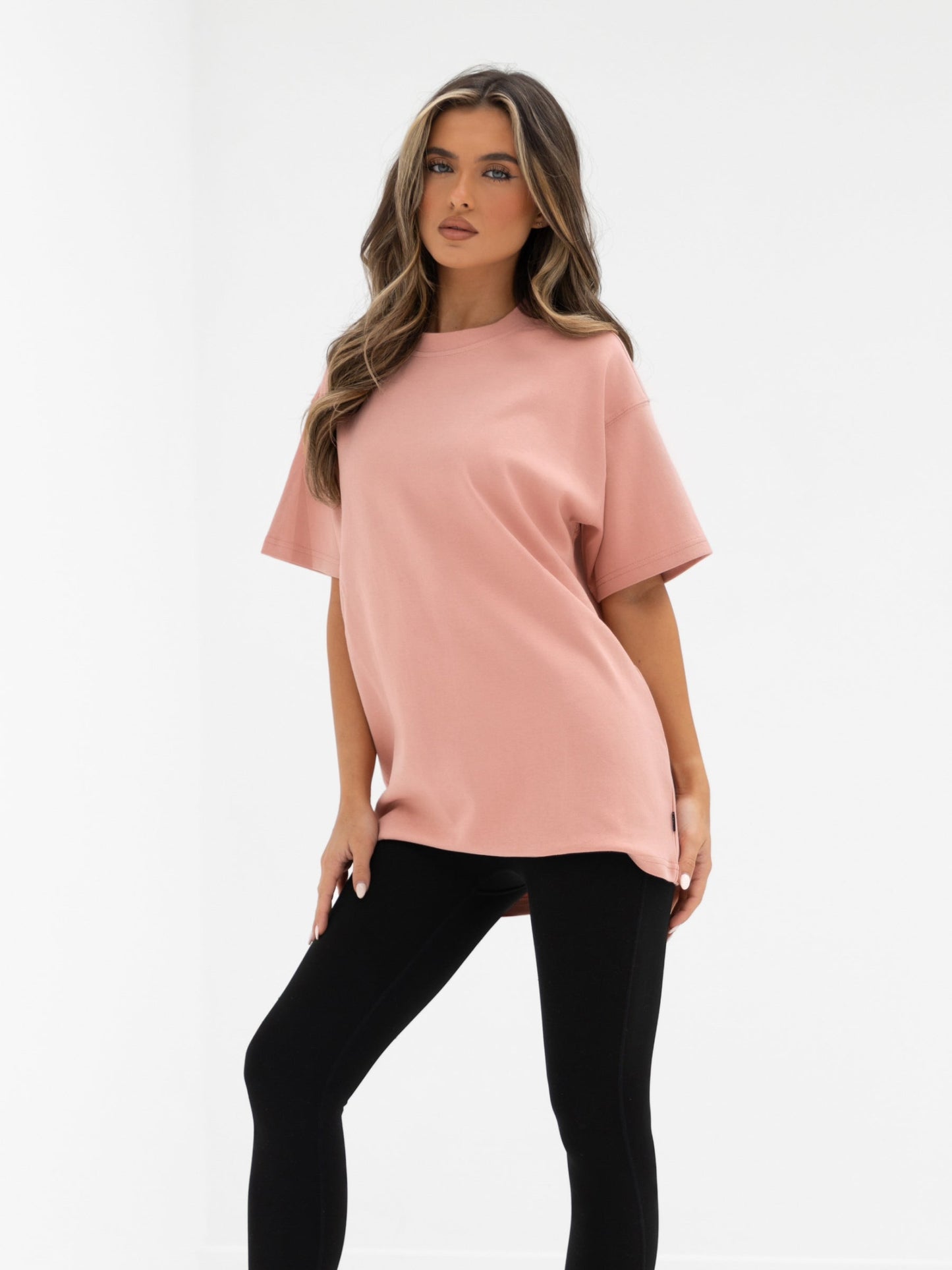 Isabel Oversized T-Shirt - Peach Pink