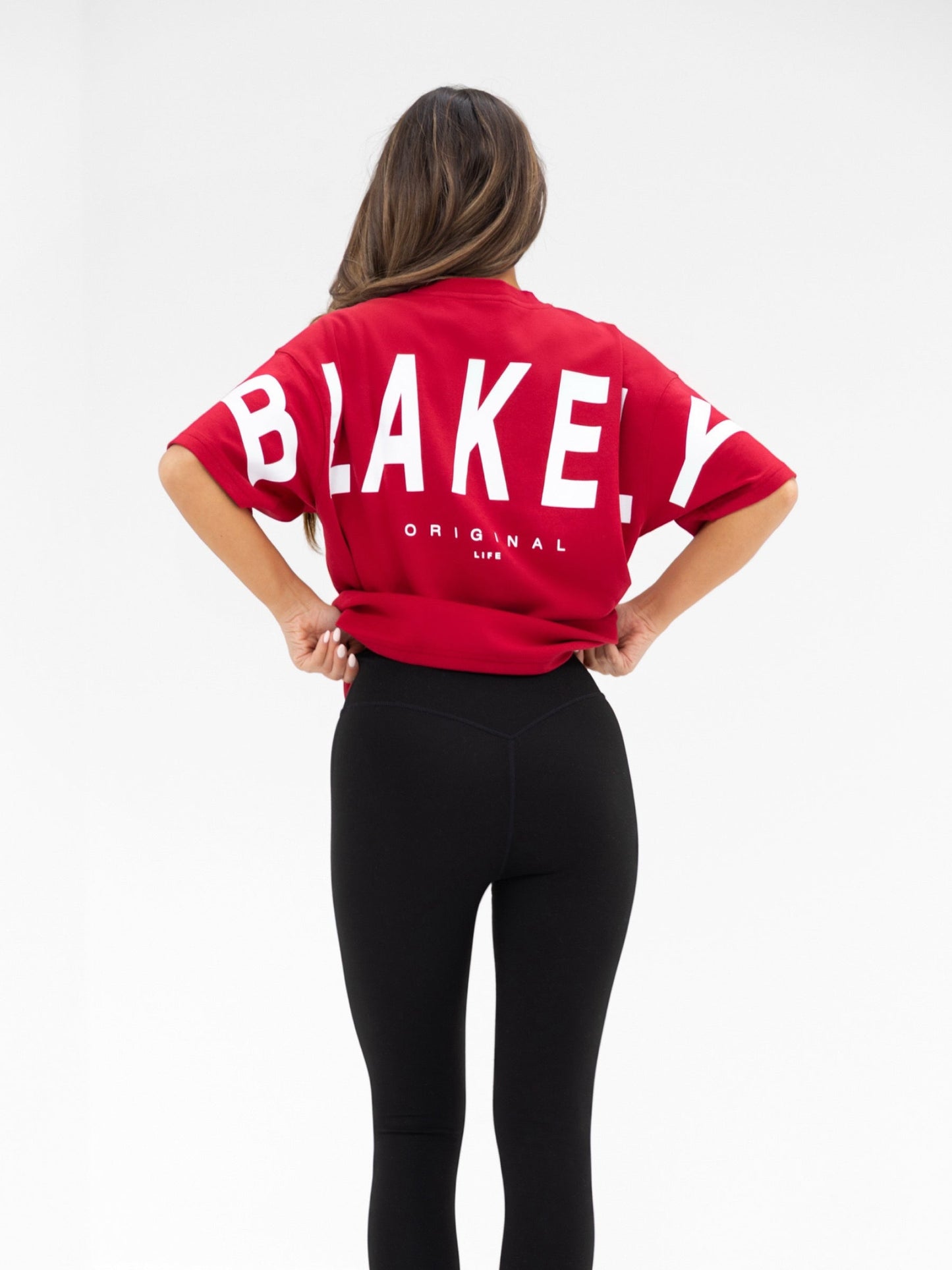 Isabel Oversized T-Shirt - Cherry Red