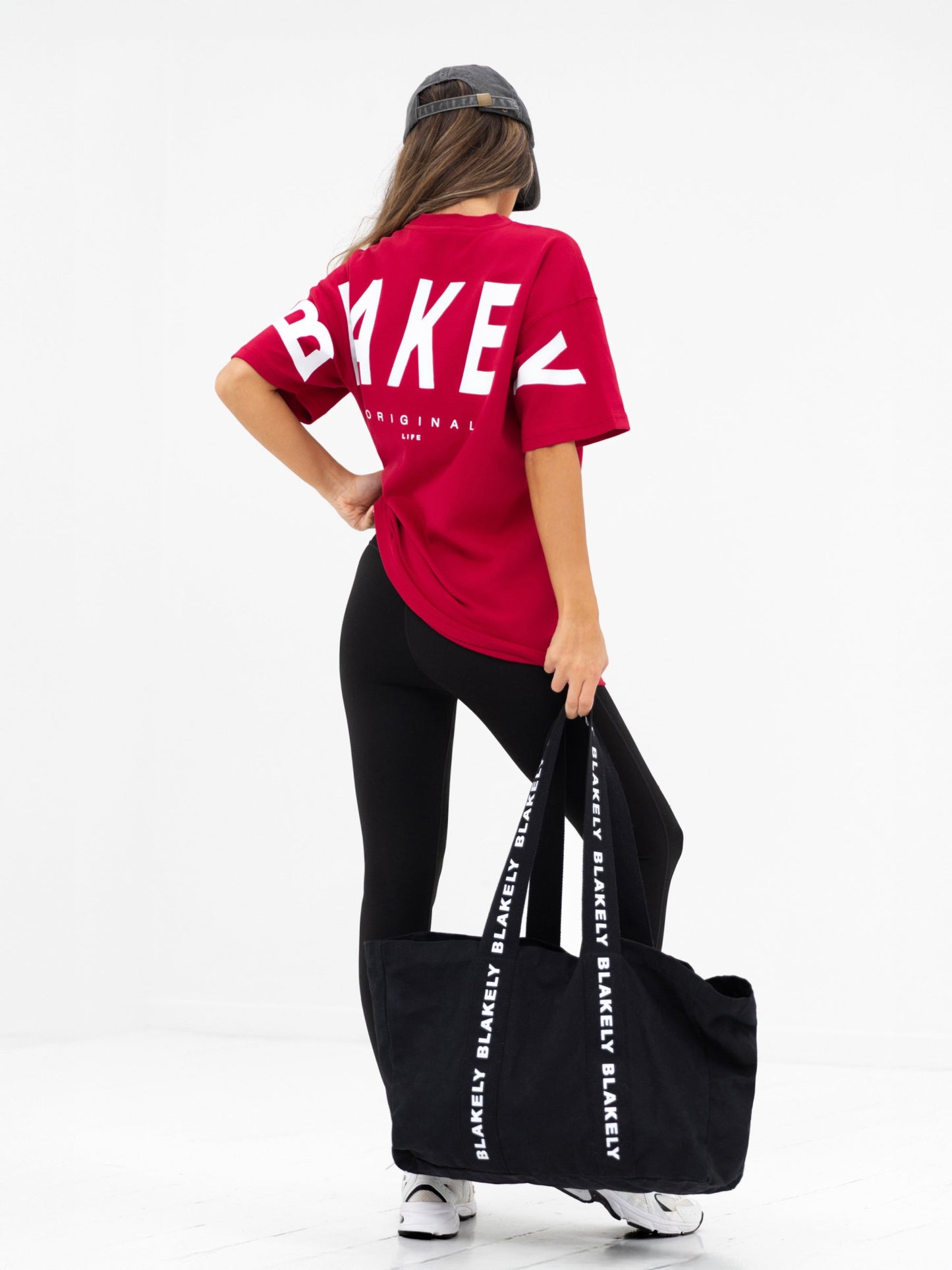 Isabel Oversized T-Shirt - Cherry Red