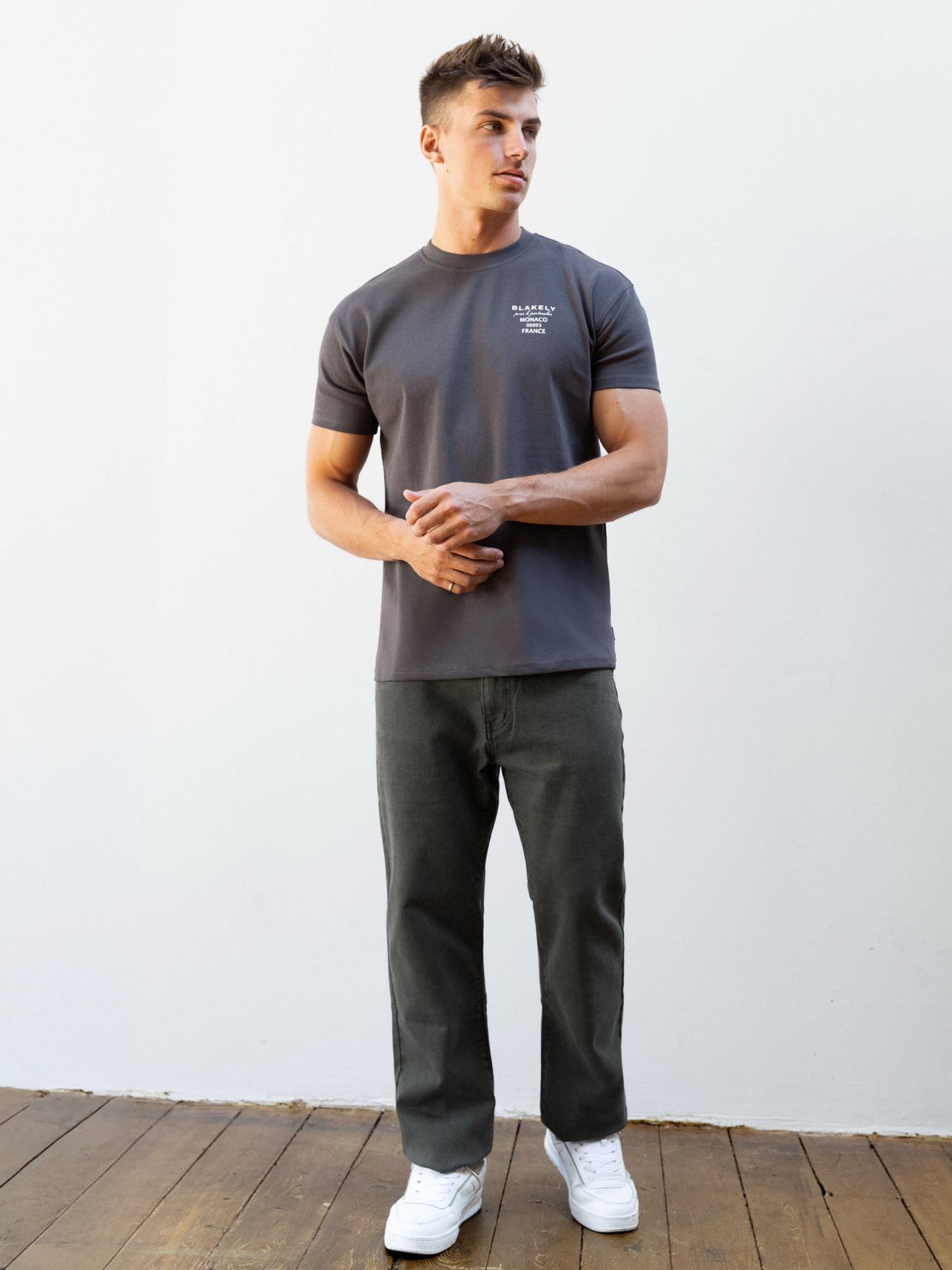 Monaco Relaxed T-Shirt - Charcoal